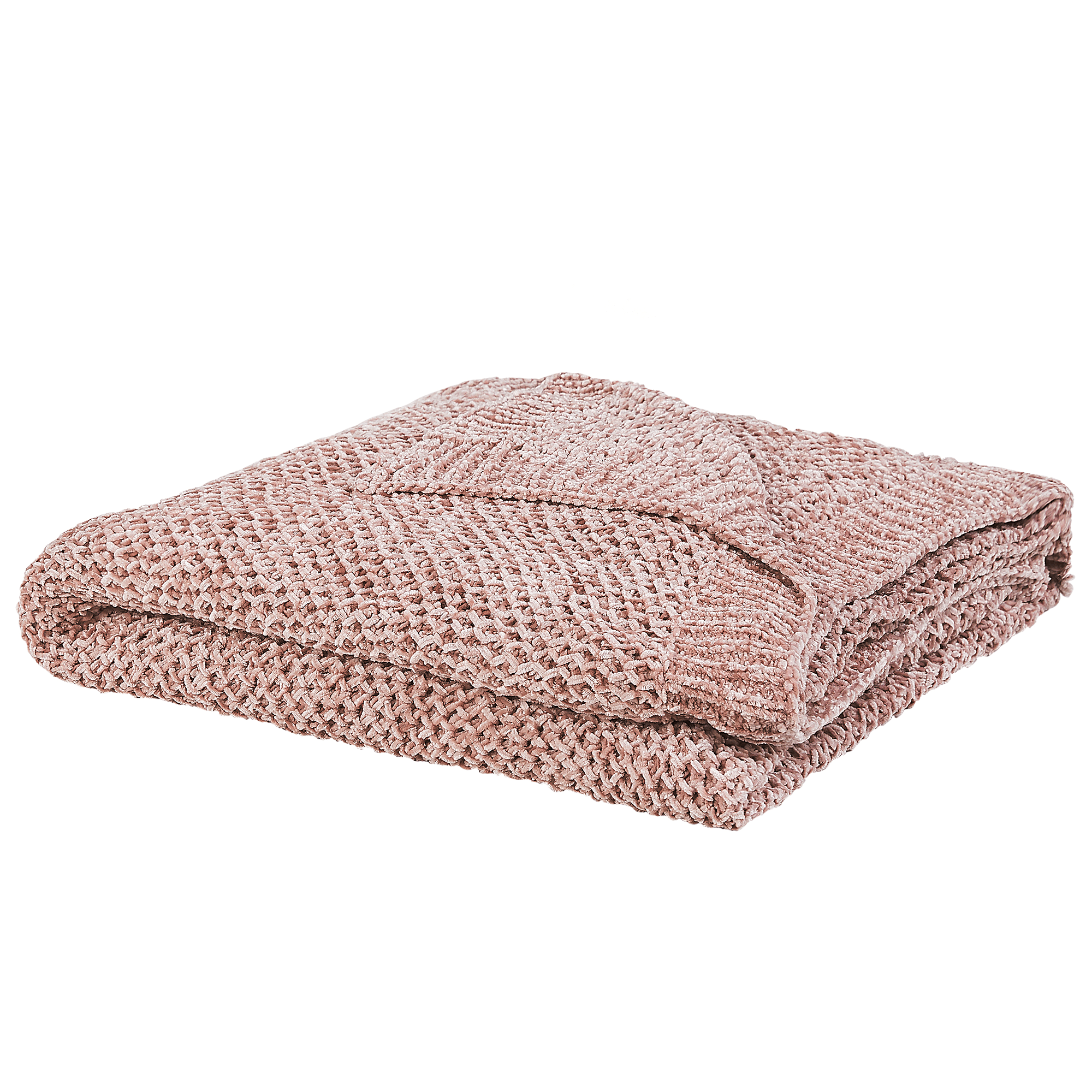 Torkkupeitto HAIFA 150 x 200 cm Vaaleanpunainen