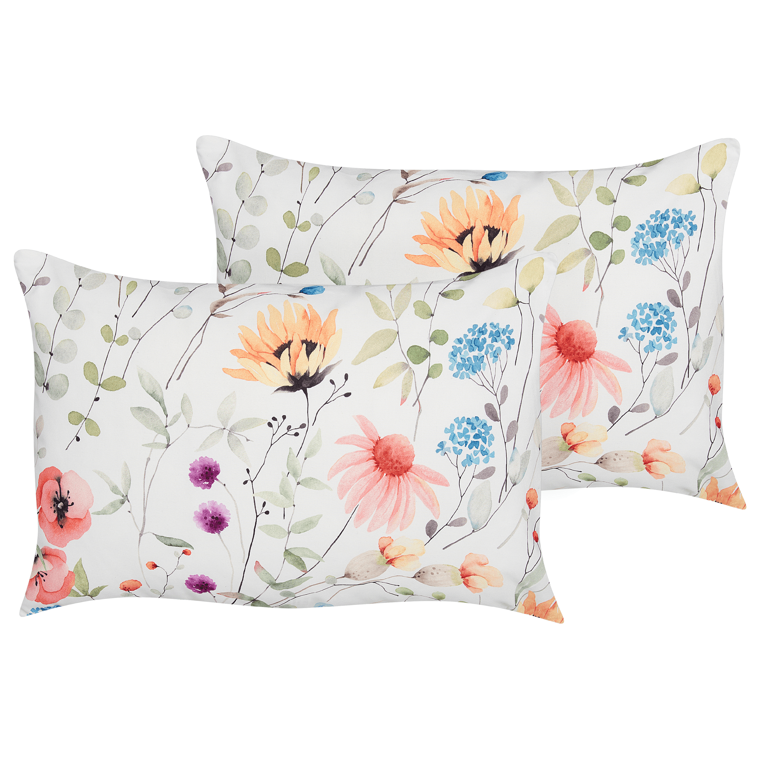 Ulkotyynysetti 2 kpl MONESI Kukkakuvio 40 x 60 cm Monivärinen