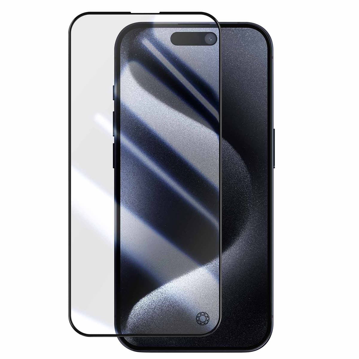 Näytönsuoja iPhone 15 Pro Orgaanista Lasia 2.5D Alkuperäinen