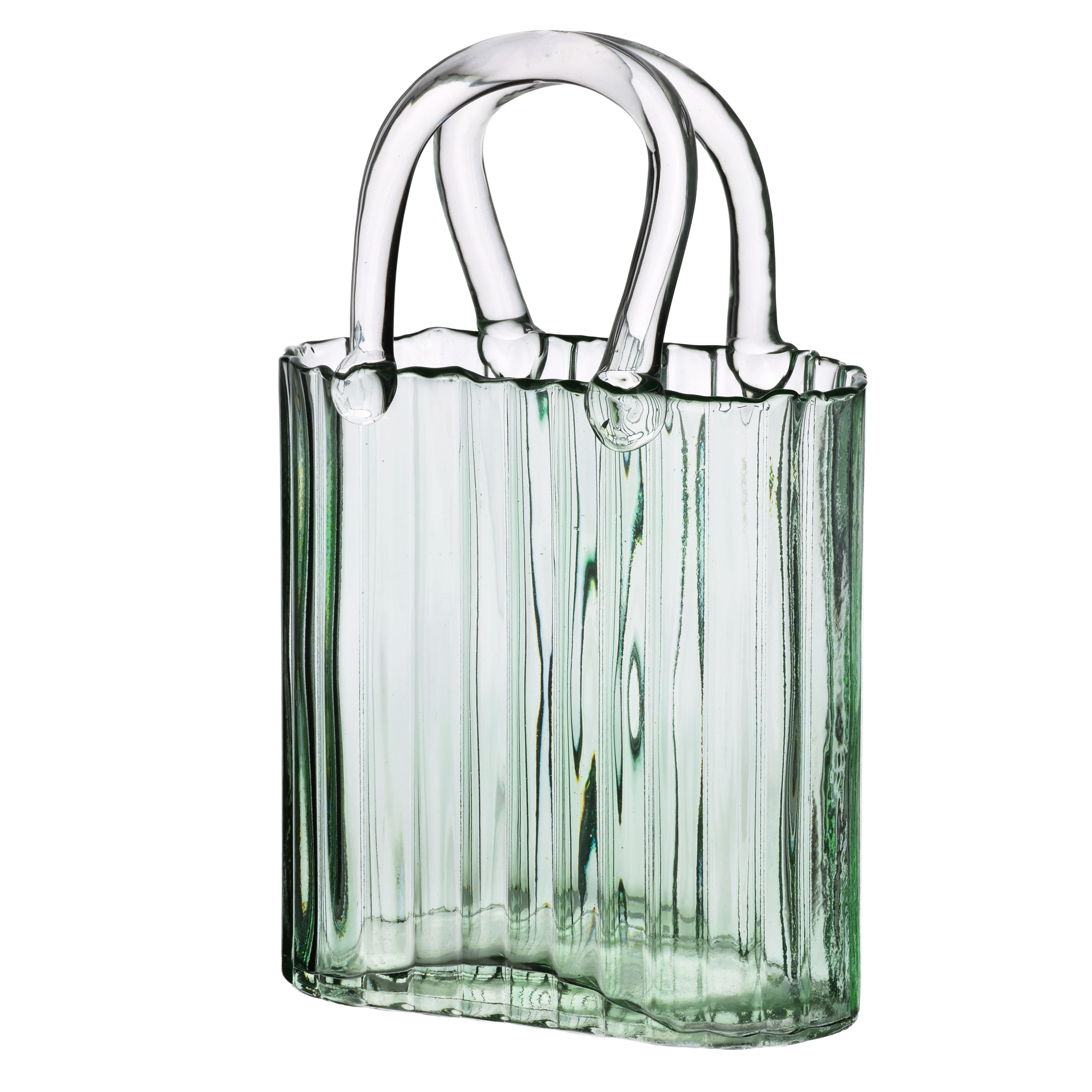 Maljakko lasi Mondex Serenite Bag 17,5x8,5x27,5 läpinäkyvä 1kpl