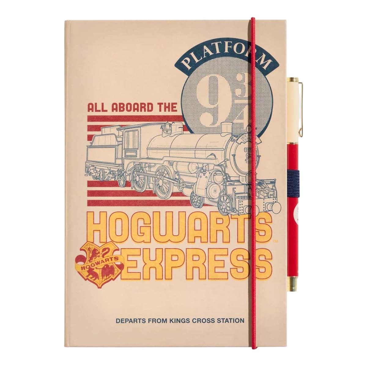 A5-kokoinen muistikirja Harry Potter -kynällä, Platform 9 3/4 Hogwarts Express