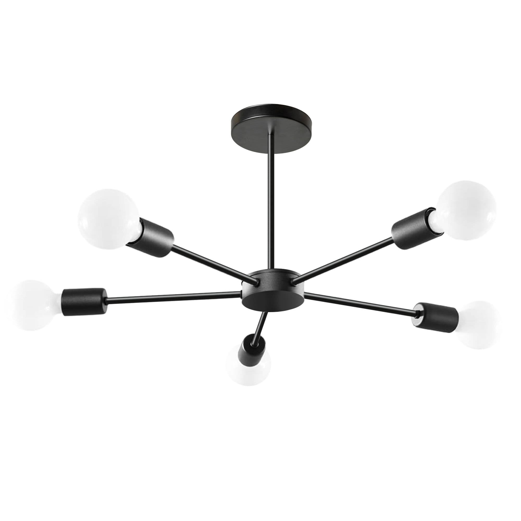 TOOLIGHT kattovalaisin APP1024-5CP musta, 52X52X25CM