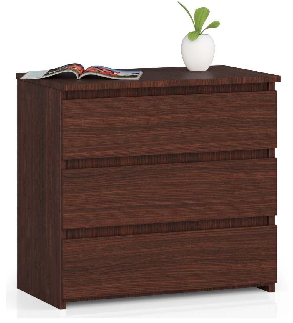 Akord Lipasto 3 laatikkoa Wenge 60x35x57