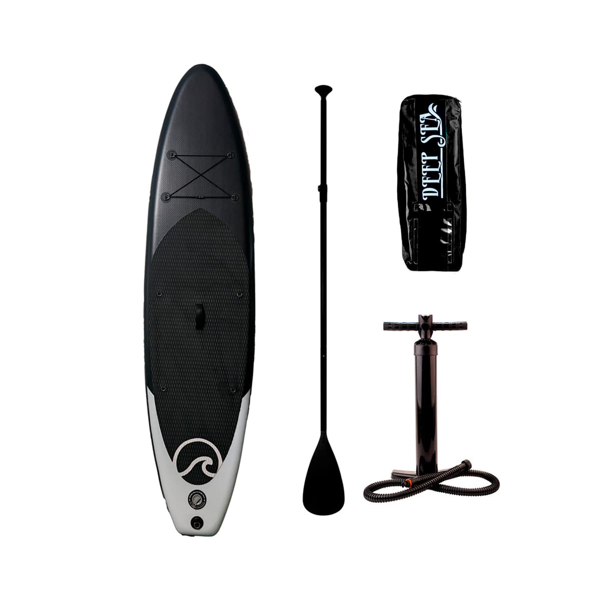 Deep Sea SUP-lautasetti Pro, musta