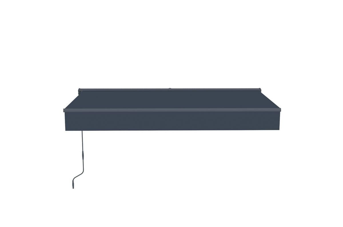 Lykke Puolikasettimarkiisi 2,95x2,5 m moottoroitu, tummanharmaa