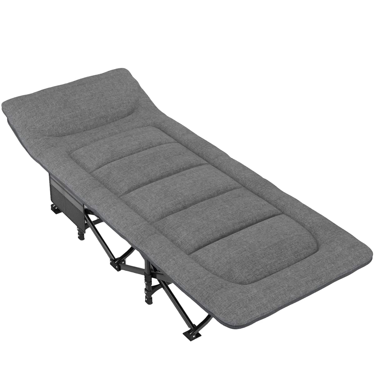 Nordcore Retkisänky Premium, Harmaa- 210x80x40cm - max 280kg
