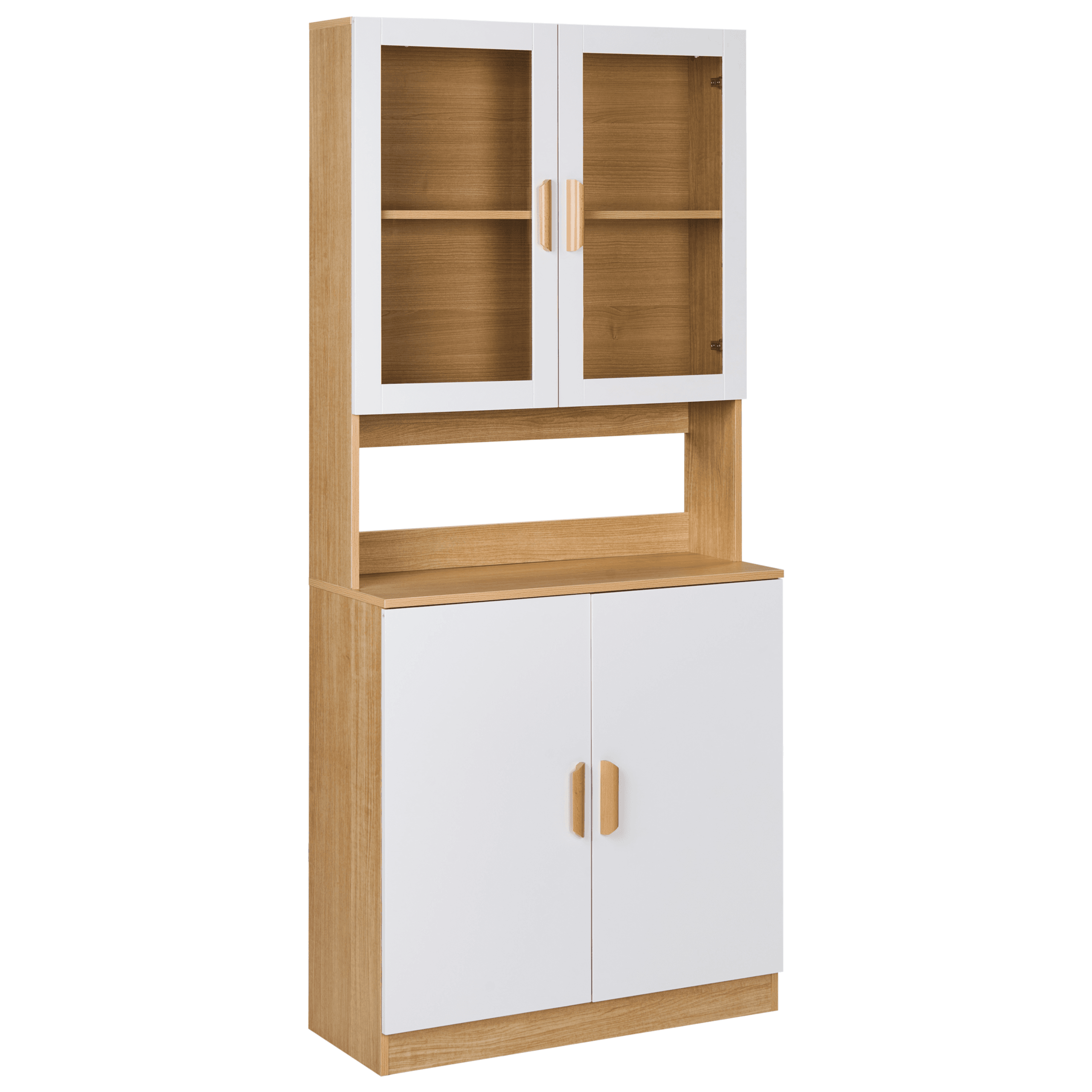 Lasivitriini CYGNET 80 cm Valkoinen