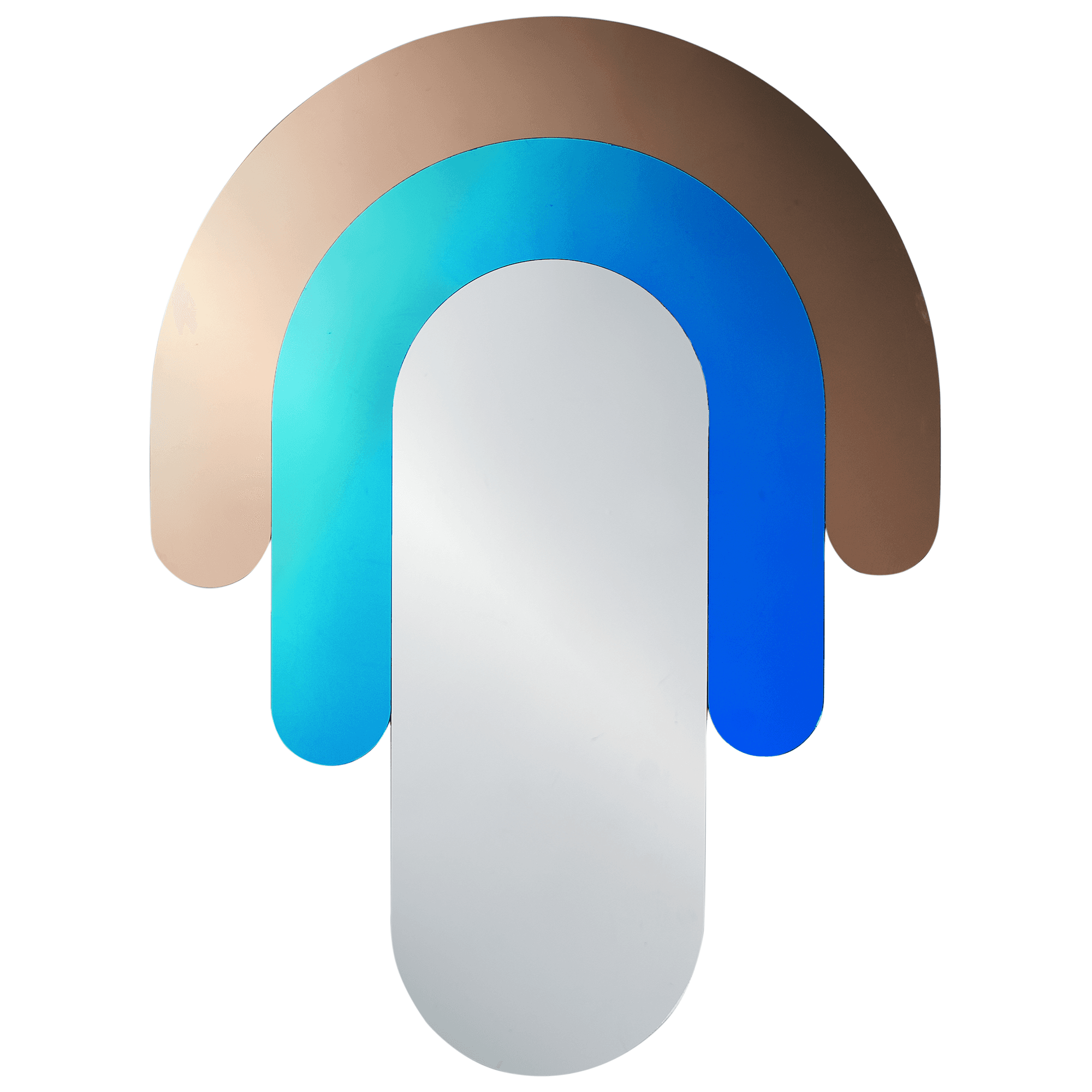 Seinäpeili MESPAUL 60 cm 80 cm Monivärinen