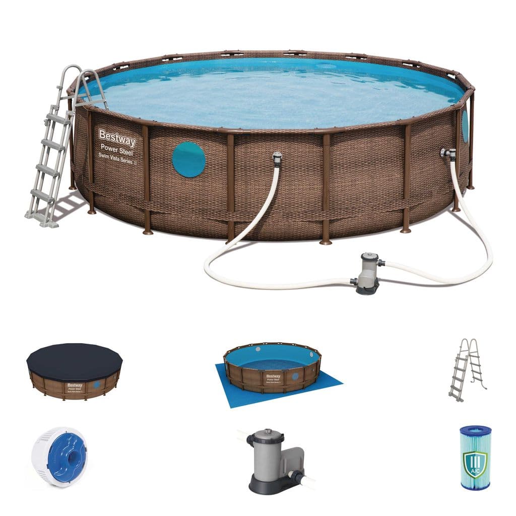 Power Steel Vista Round Allassetti 488 X 122 Cm