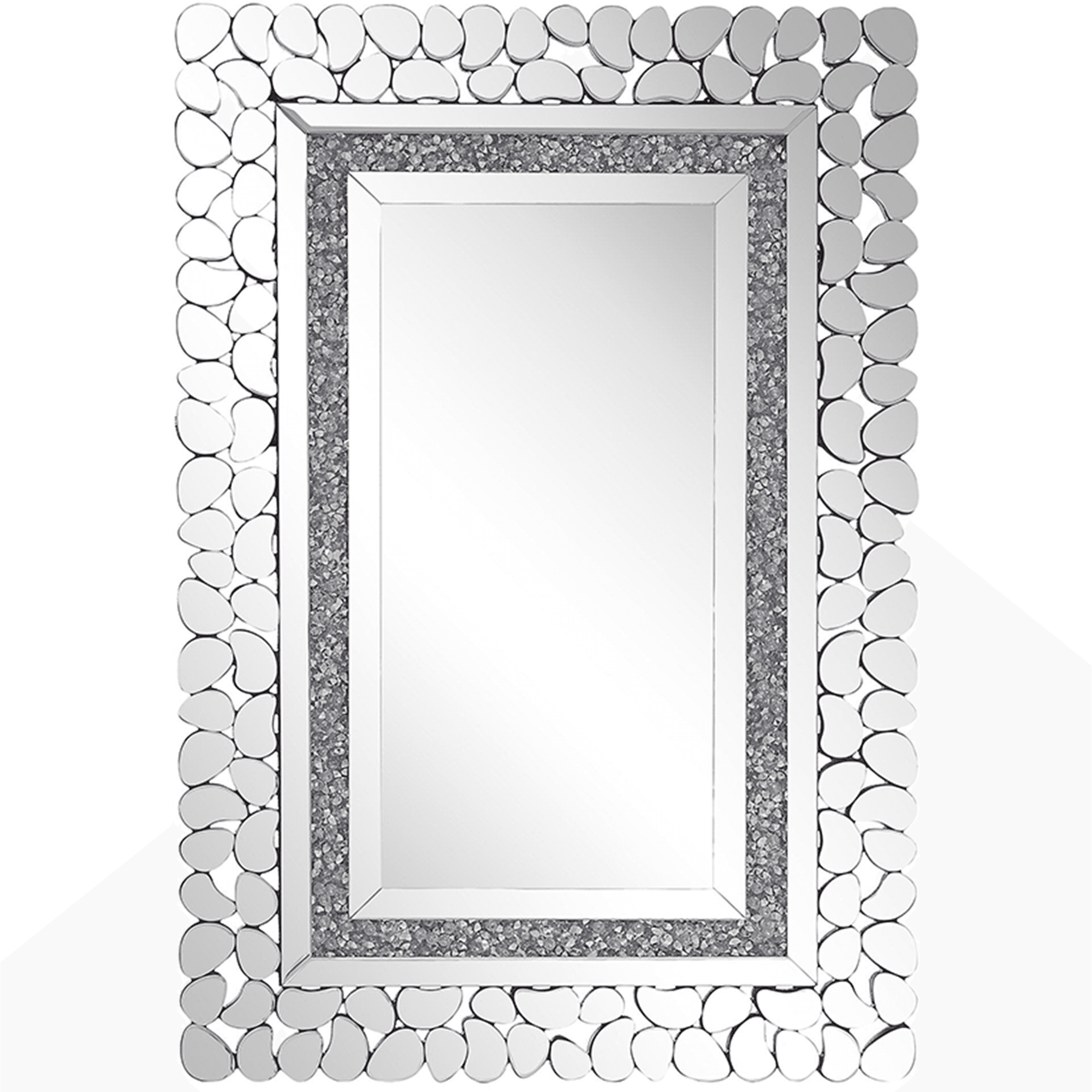 Seinäpeili PABU 60 cm 90 cm Hopea