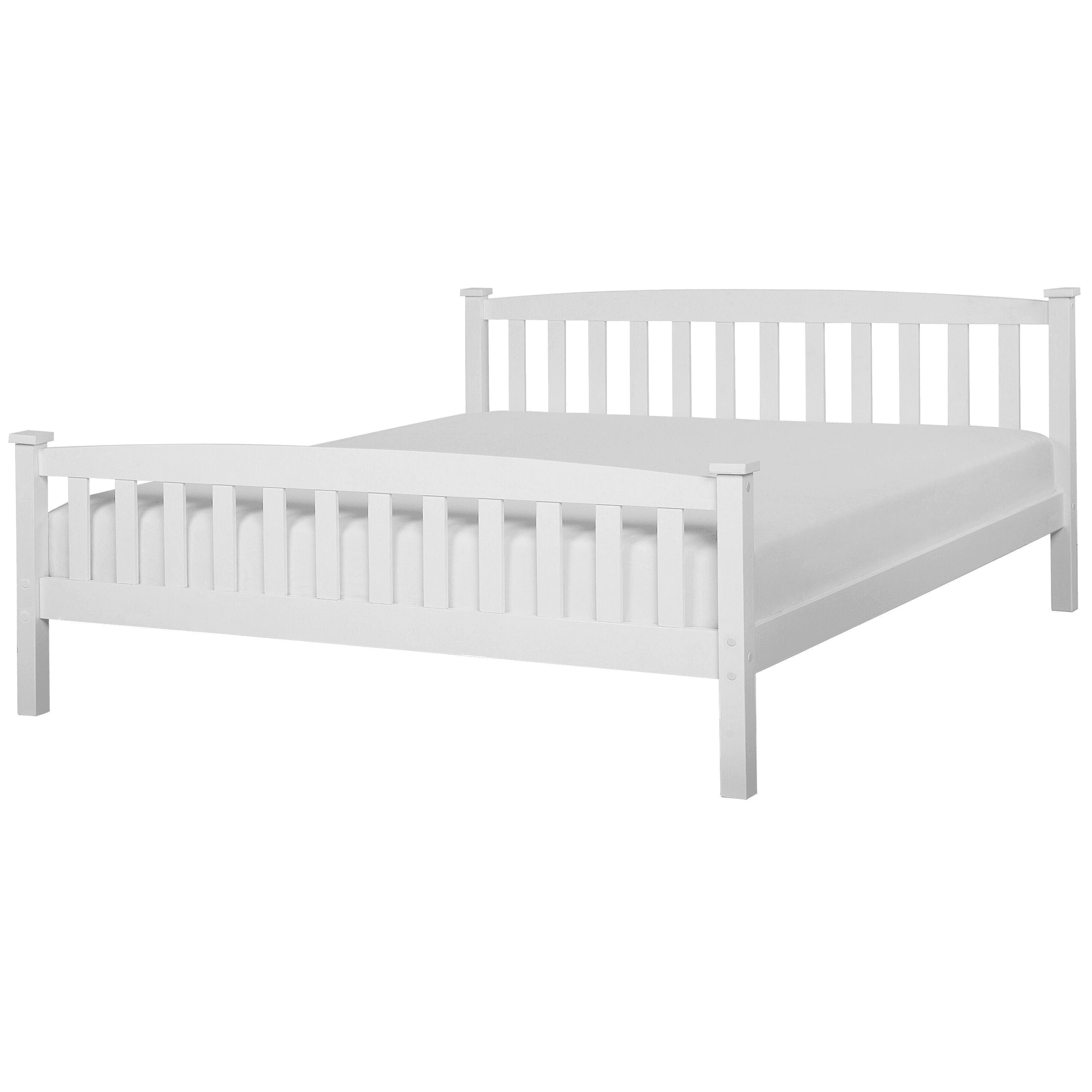 Sänky mänty GIVERNY 180 x 200 cm Valkoinen