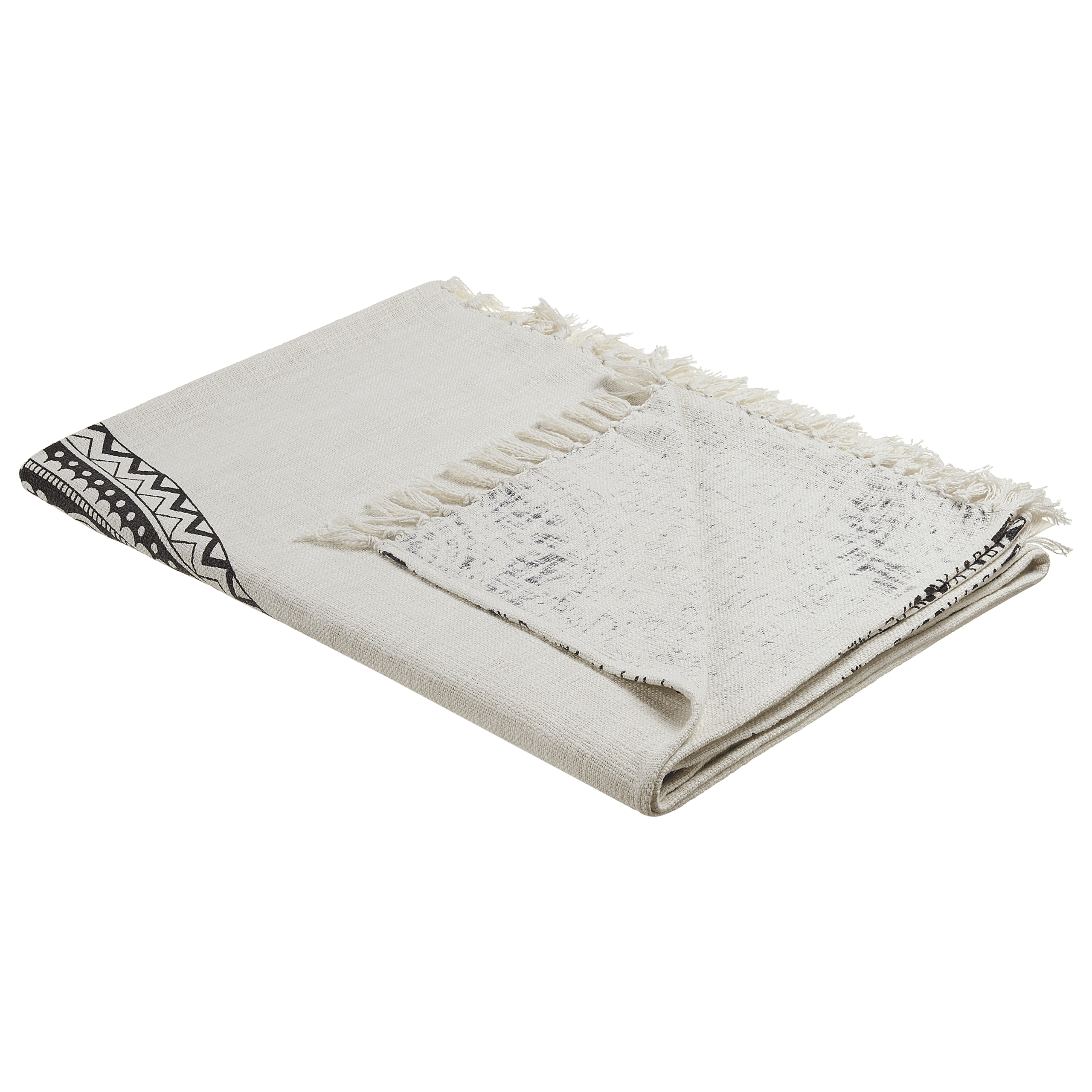 Torkkupeitto BERHAMPORE puuvilla 130 x 180 cm Beige