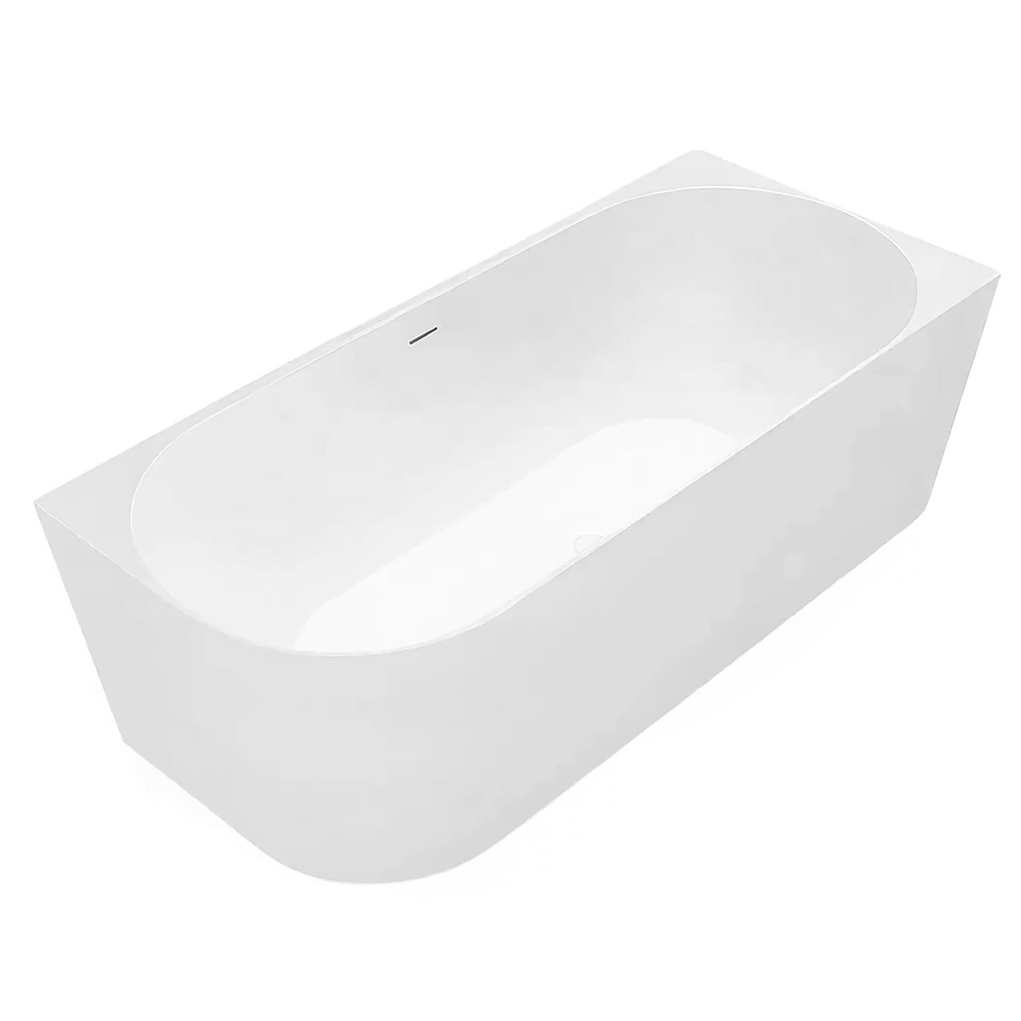 REA Kulma-amme Bellanto Slim 150 Oikea harjatulla kultaisella ammeen tulppalla Valkoinen, 150X74X58CM