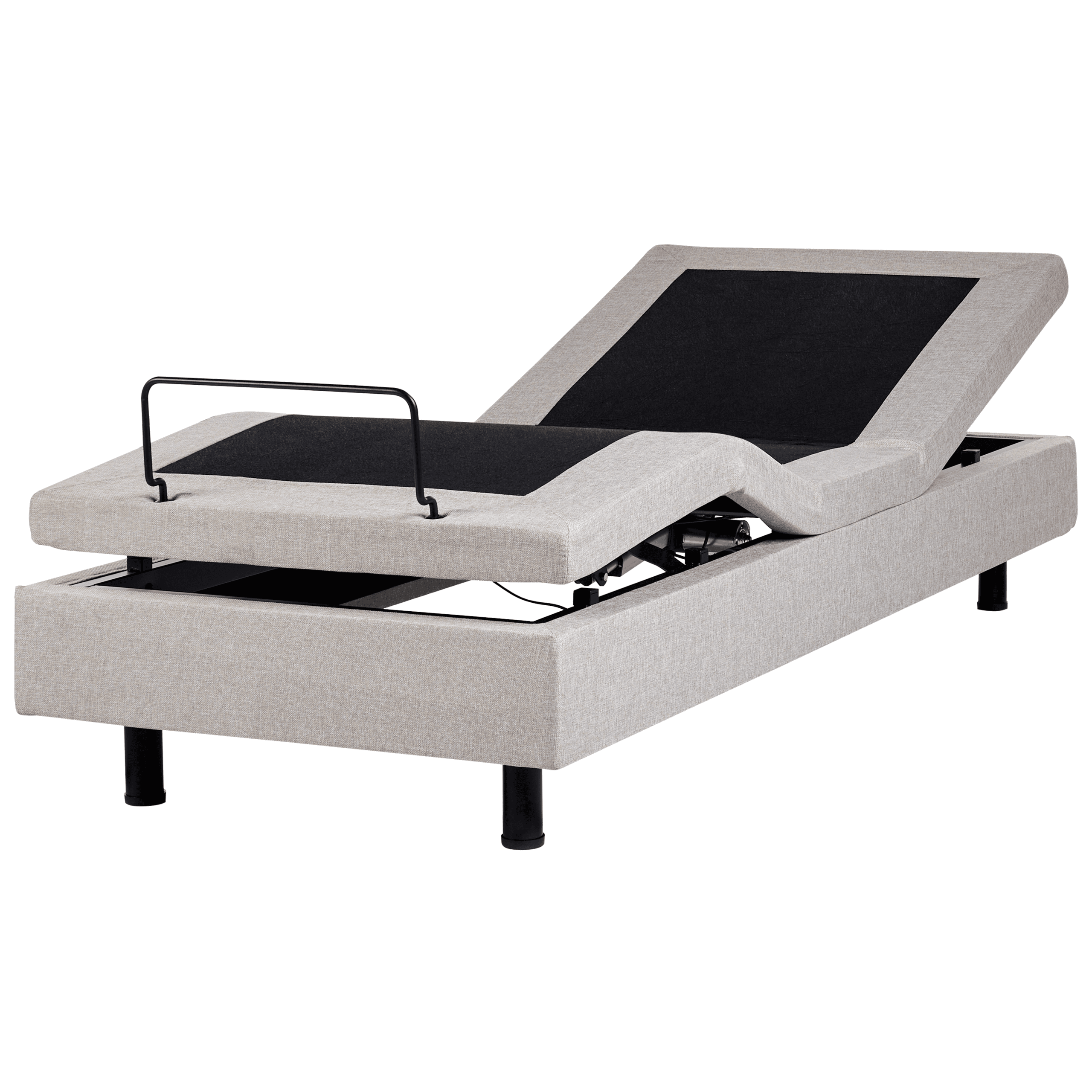 Säädettävä sänky ilman sängynpäätyä kangas DUKE 90 x 200 cm Beige