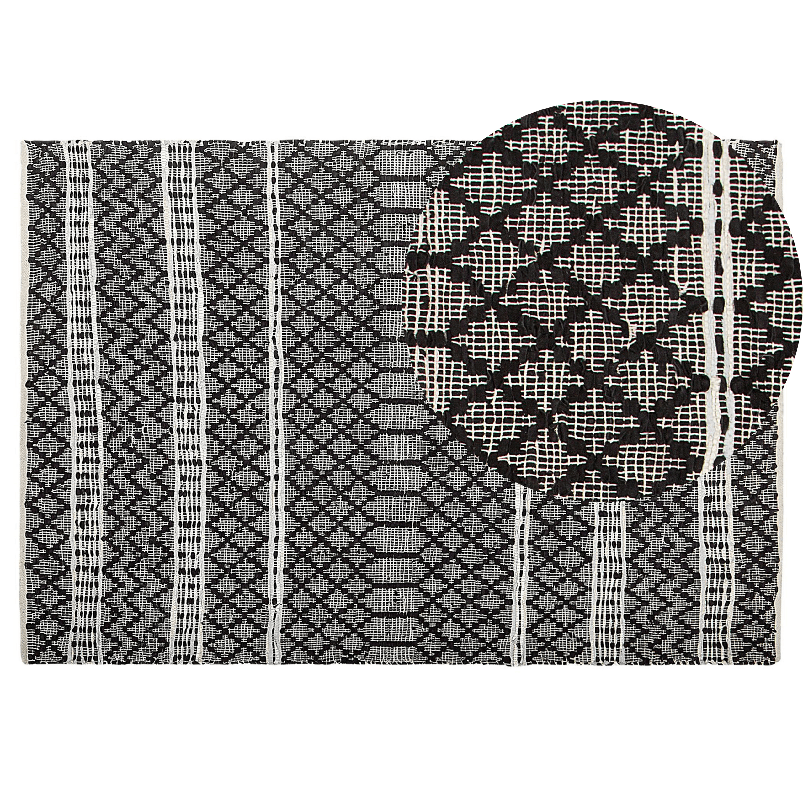 Matto FEHIMLI Musta 140 x 200 cm nahka