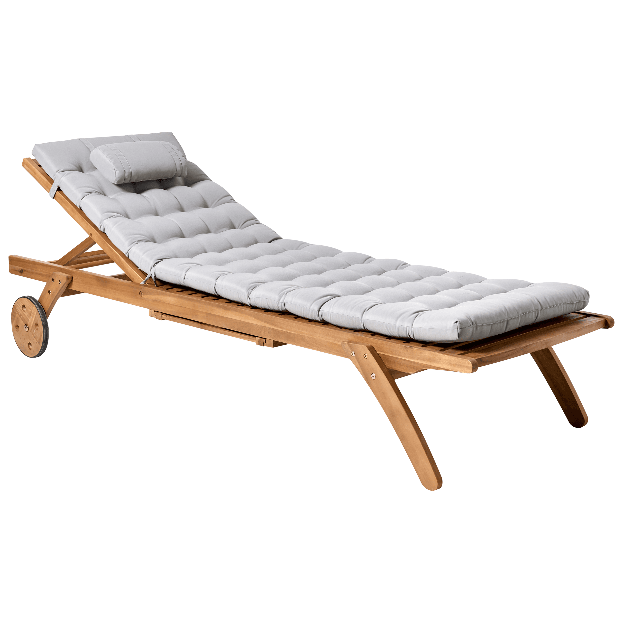 Aurinkotuoli pehmusteella CESANA PREMIUM akaasia Vaaleanharmaa