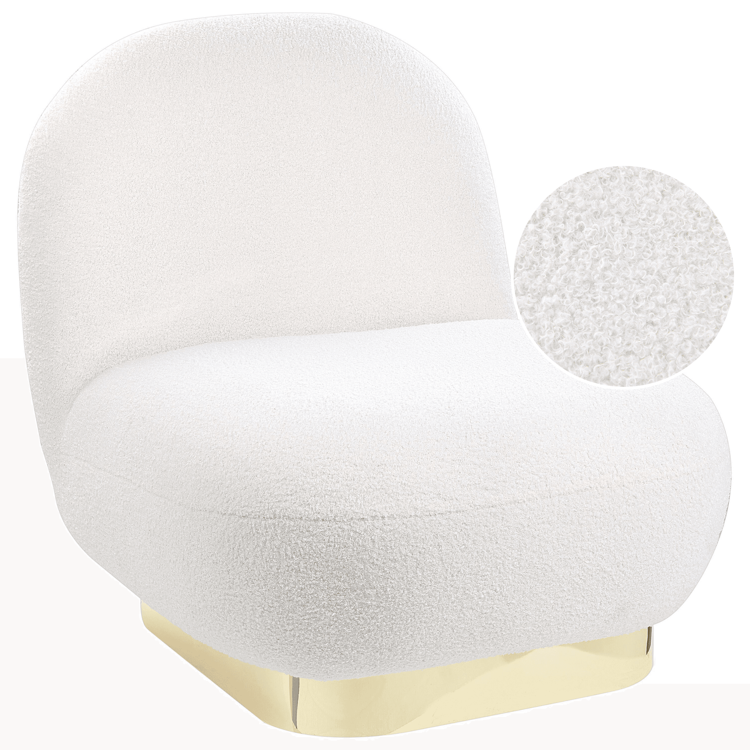 Nojatuoli LOVIISA buklee Valkoinen