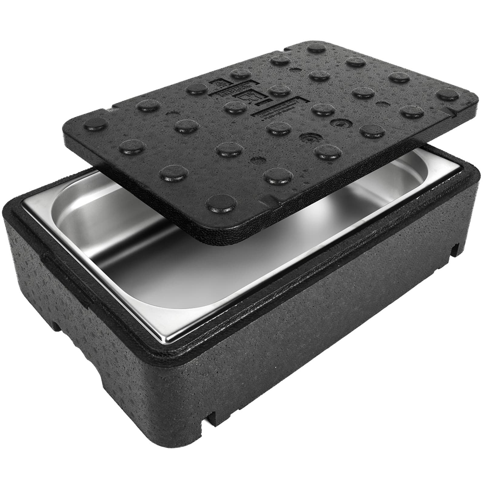 Thermobox termoslaatikko kannella ruoka- ja lääkesäiliö 600x400x166mm 23L GN1/1 Arpack