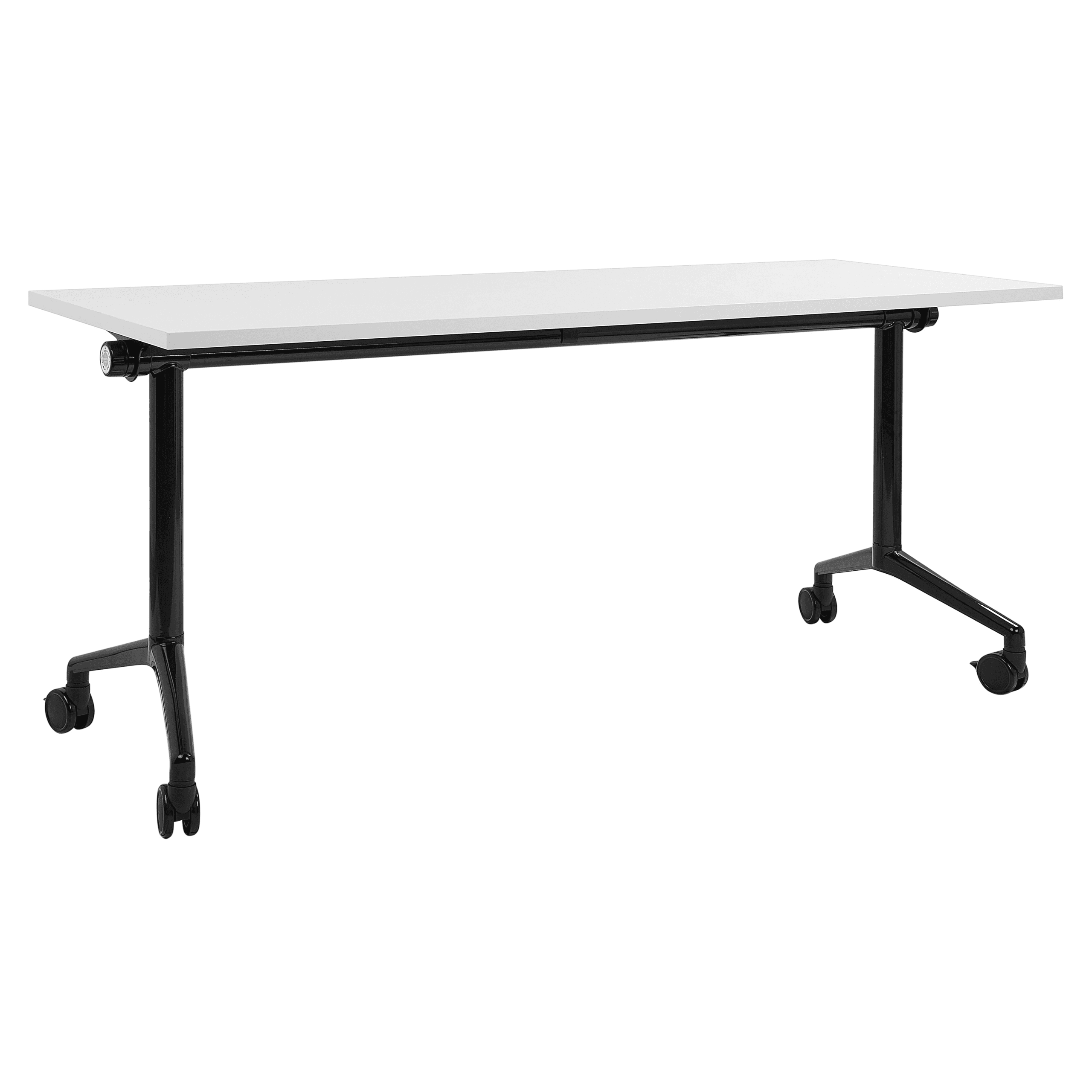 Taitettava työpöytä CAVI Valkoinen 160 cm 60 cm pyörillä