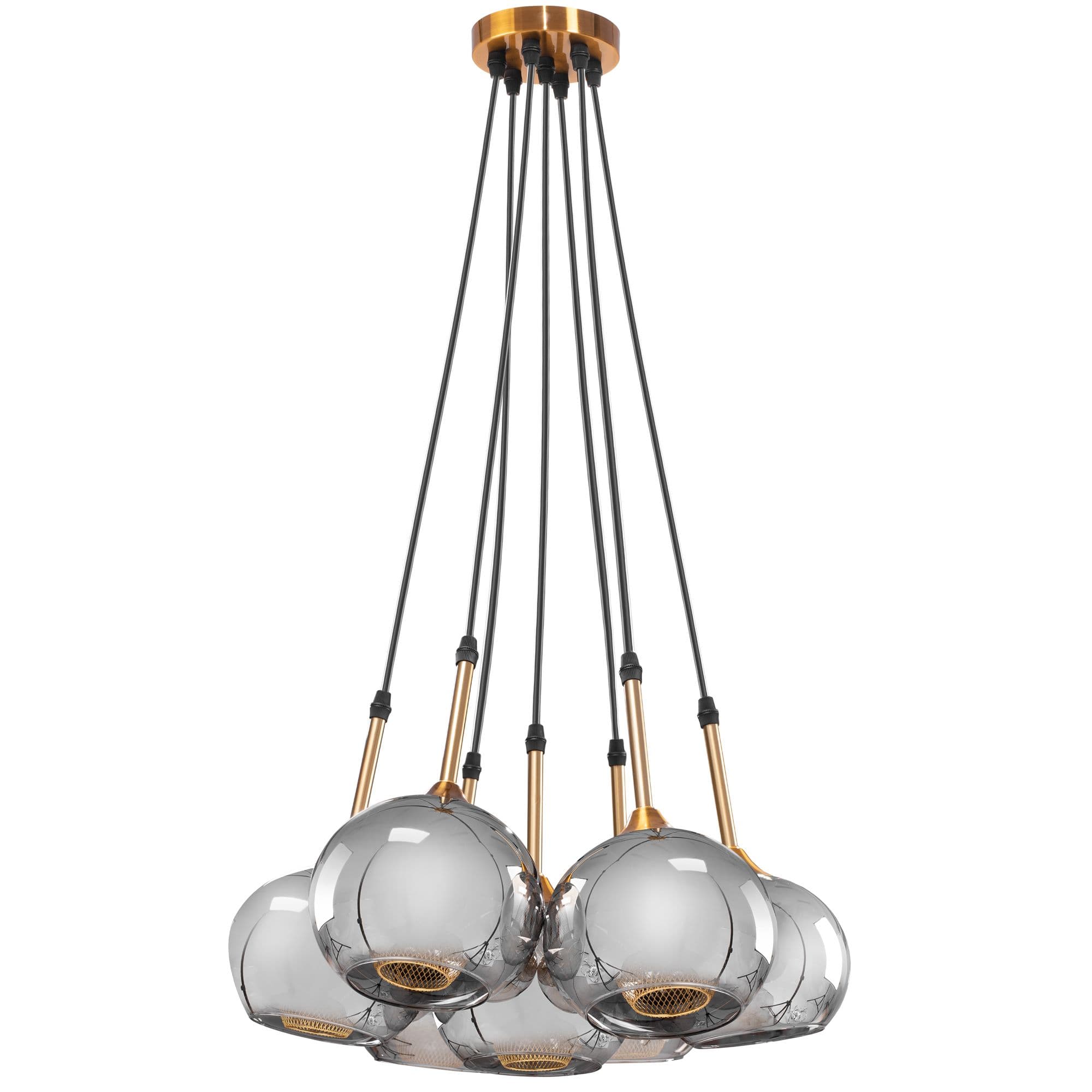 TOOLIGHT riippuvalaisin APP898-7CP musta, 12X12X100CM