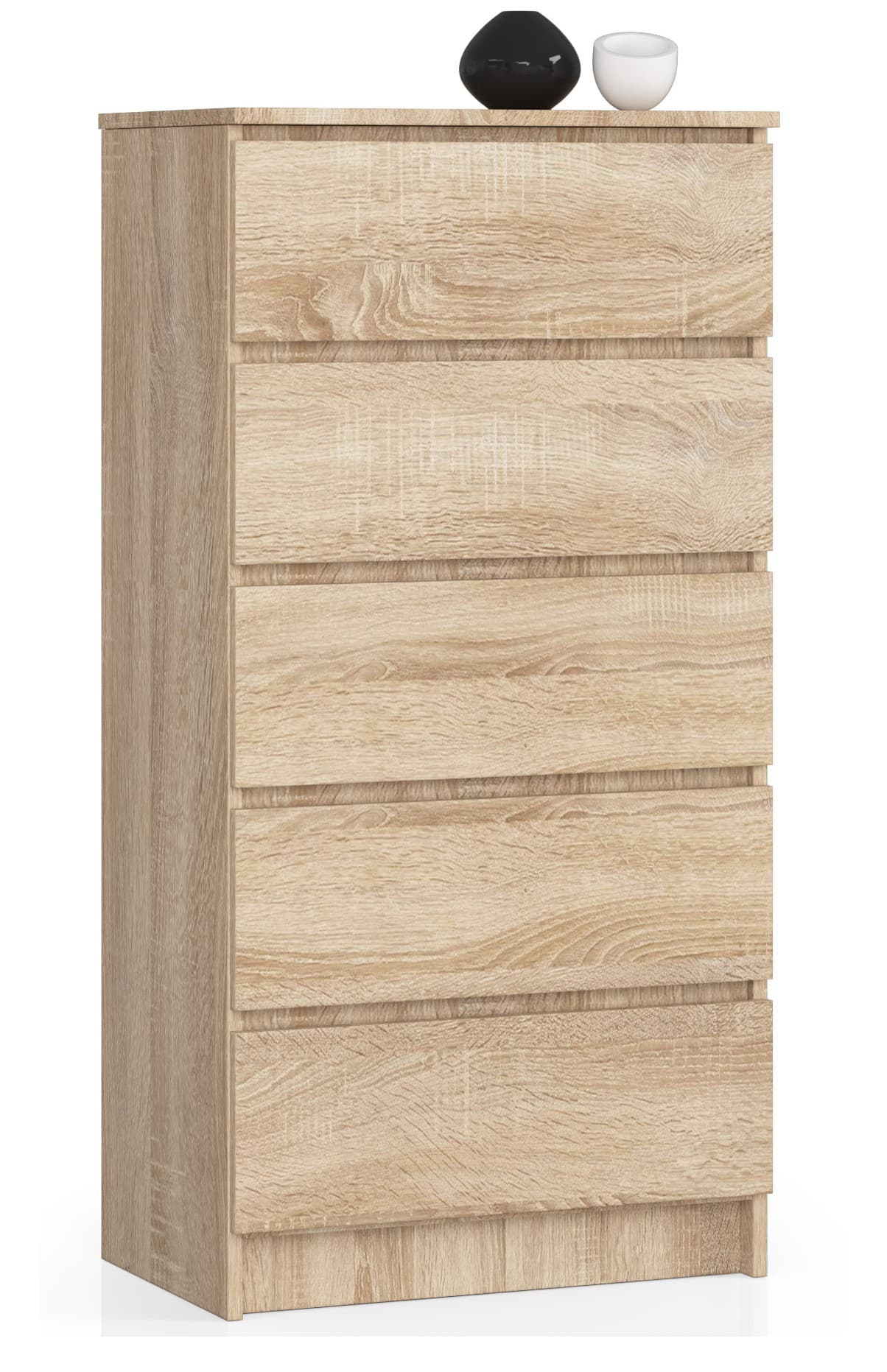 Akord Lipasto 5 Laatikoa Sonoma-tammi 60x40x121