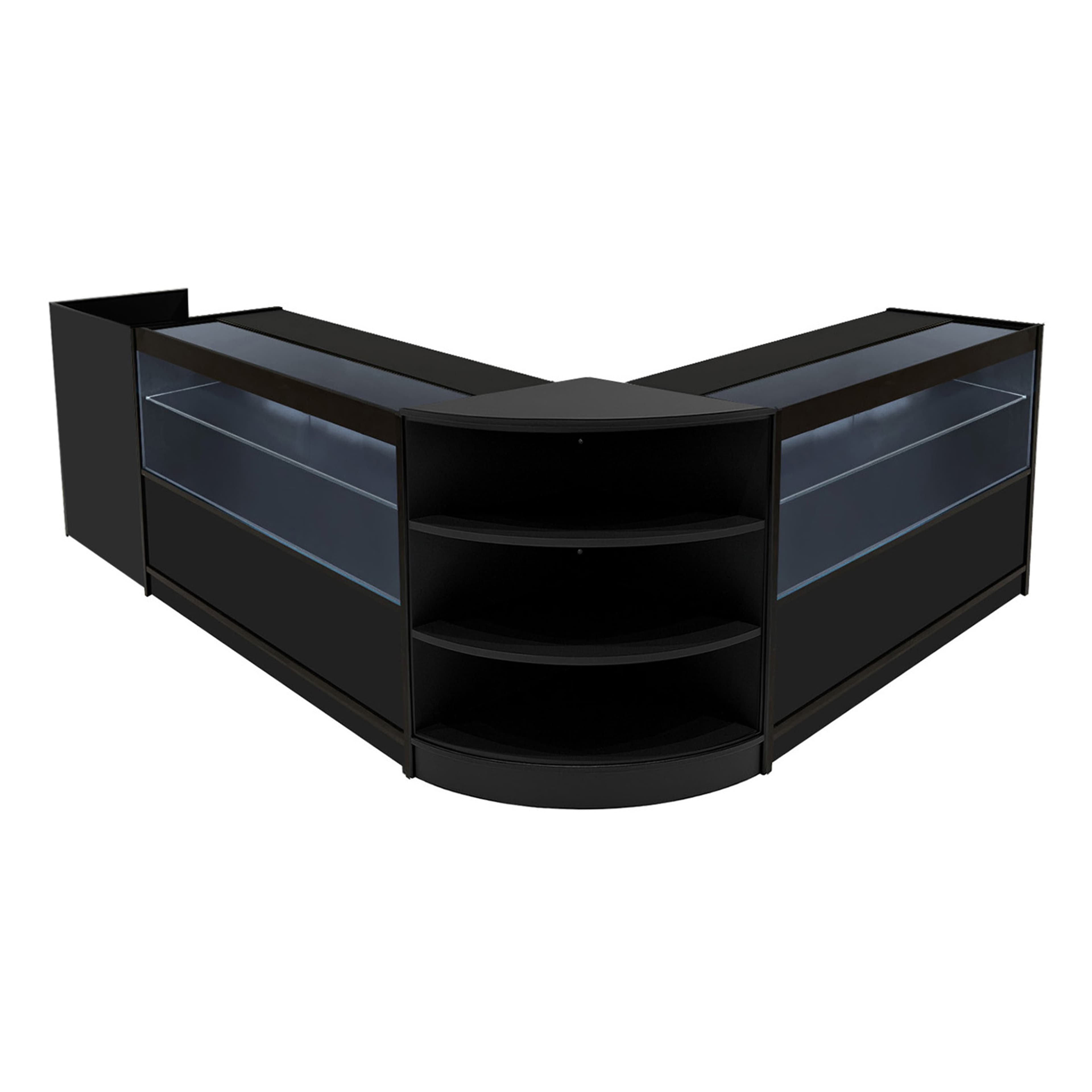 Eclipse LED-myymälätiskisarja LM60, TB60 ja 2 x C1200 - musta