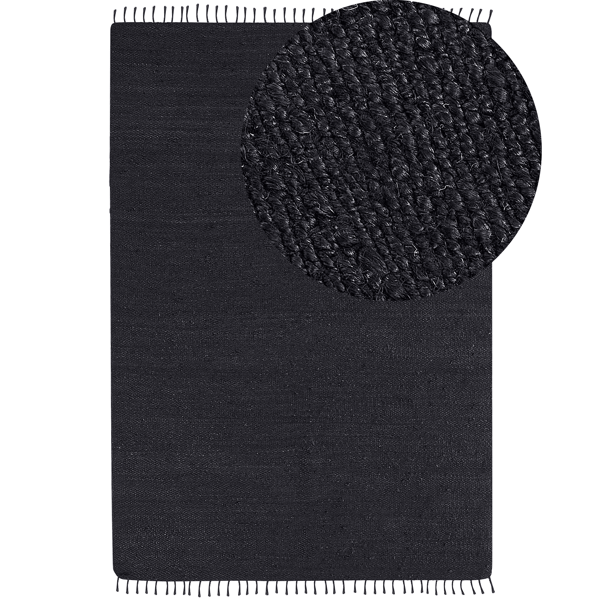Matto SINANKOY Musta 160 x 230 cm juutti