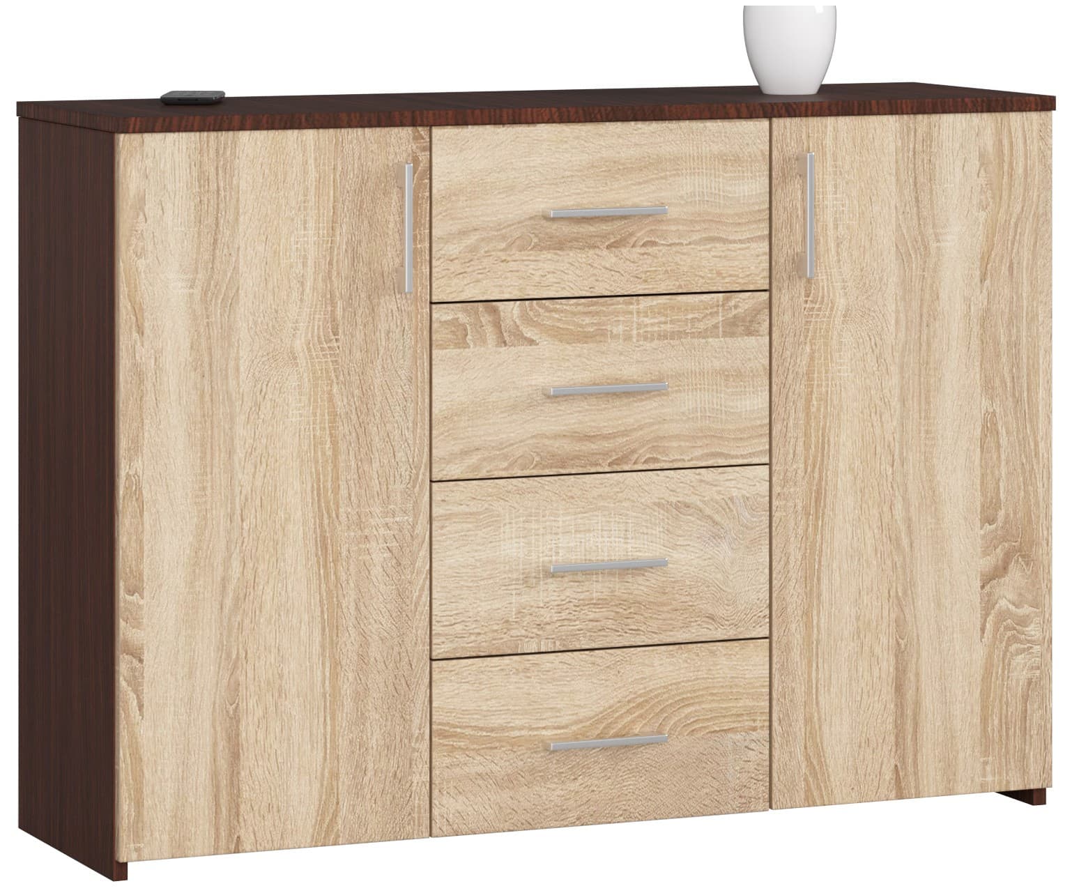 Akord Kaappi Wenge/Sonoma-tammi 110x35x80