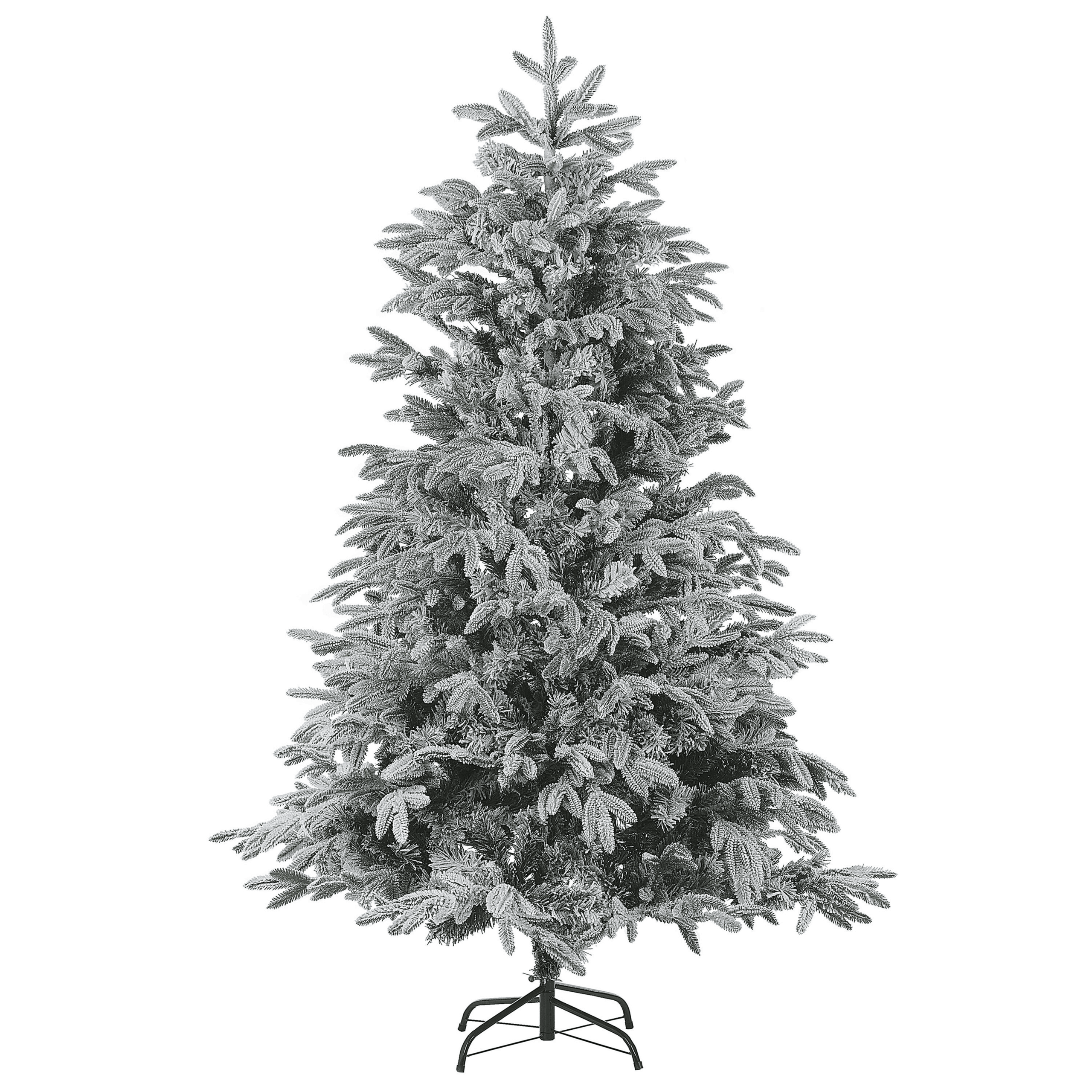 Luminen joulukuusi BASSIE 210 cm Valkoinen