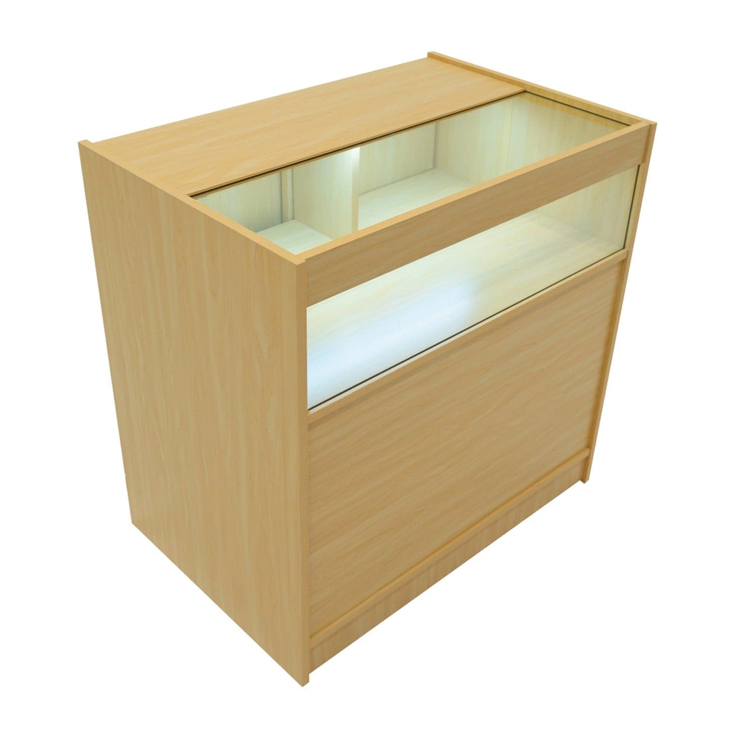 LED-myymälätiski B900 - vaahtera