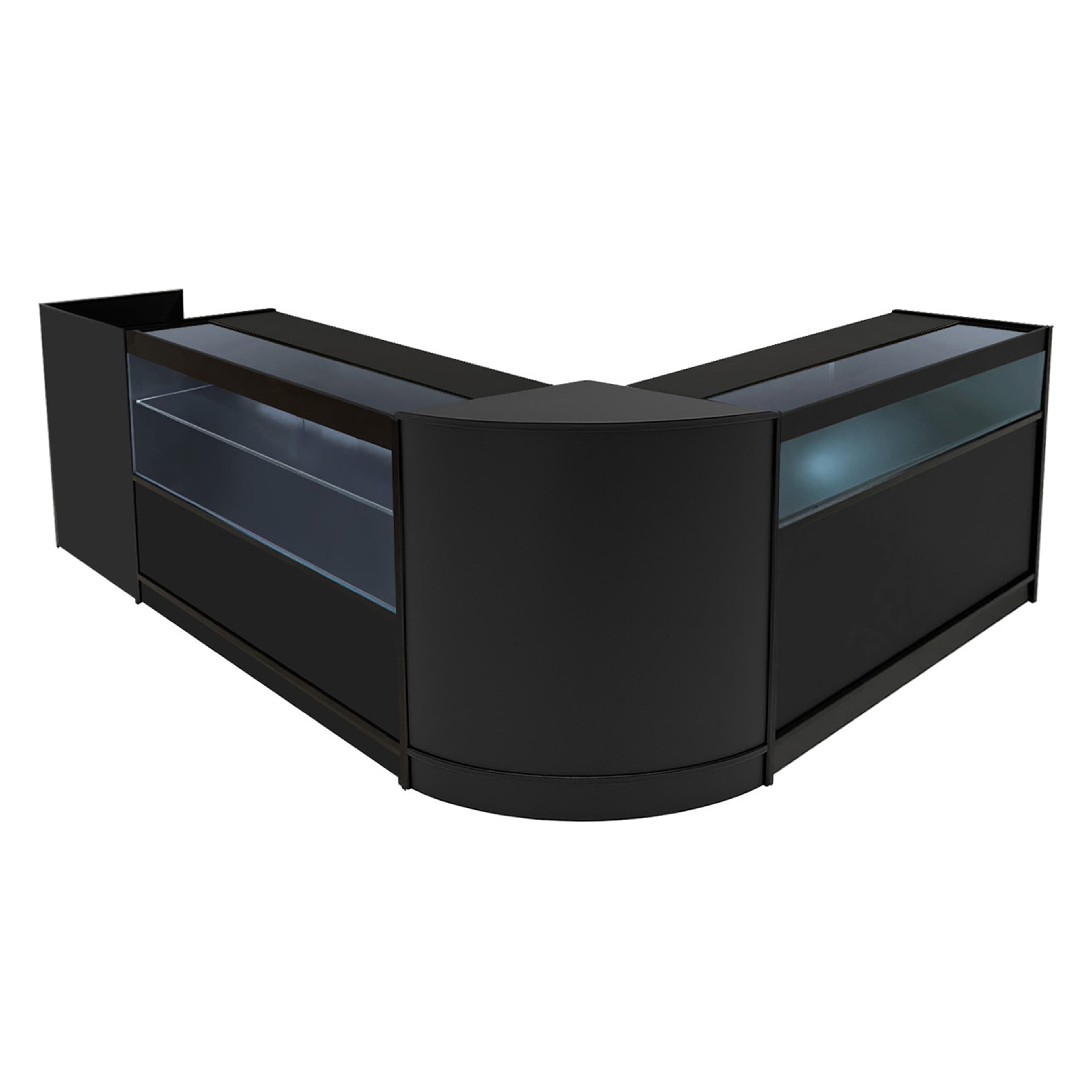 Gravity LED -myymälätiskisarja B1200, C1200, TB60 ja CM60 - musta