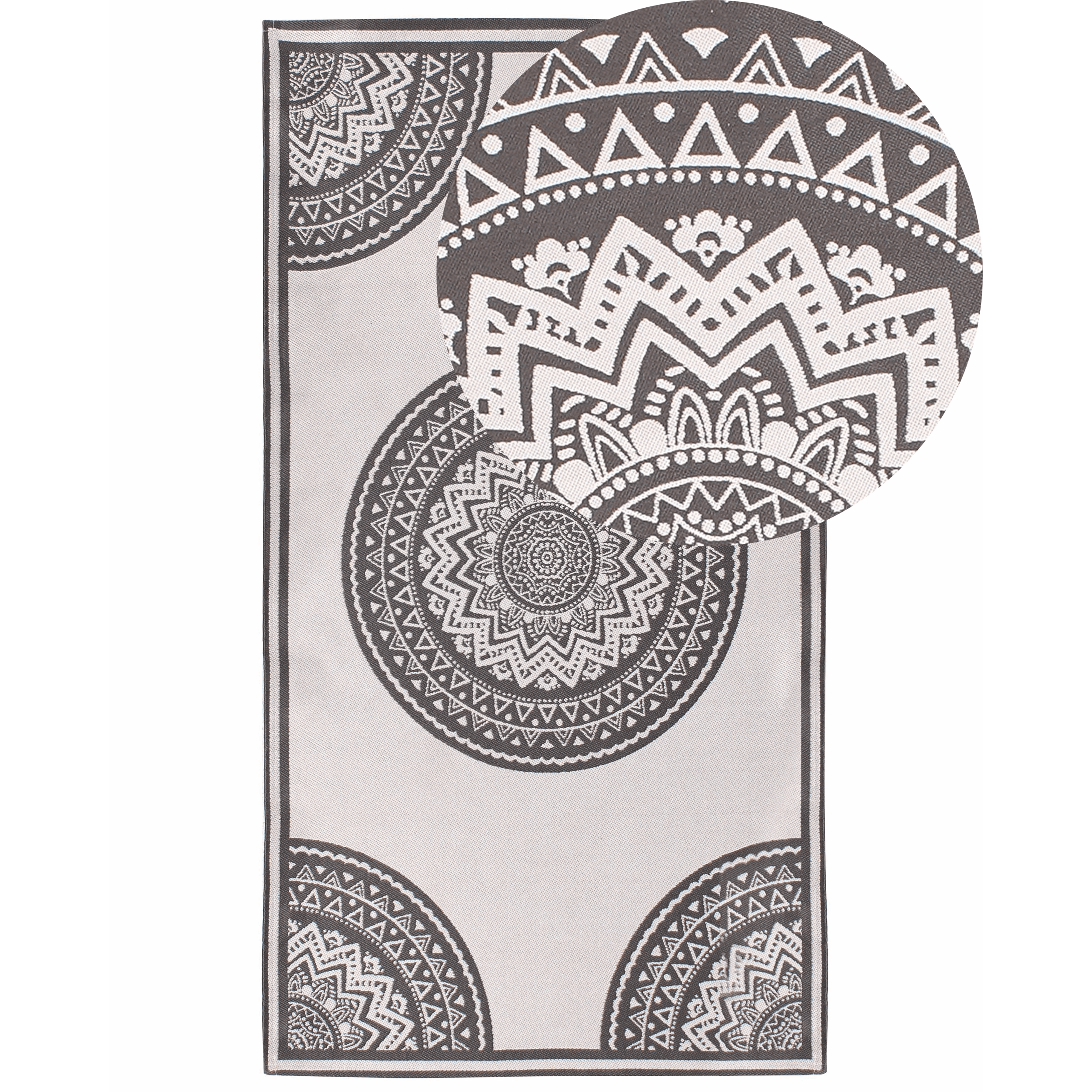 Ulkomatto NELLORE Harmaa 80 x 150 cm