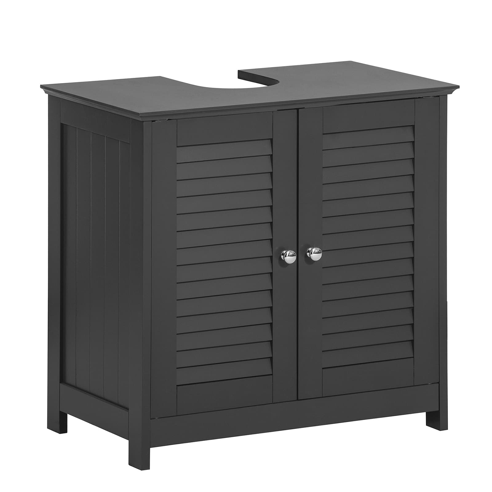 SoBuy Allaskaappi MDF FRG237-DG säilytystila 2-ovinen harmaa