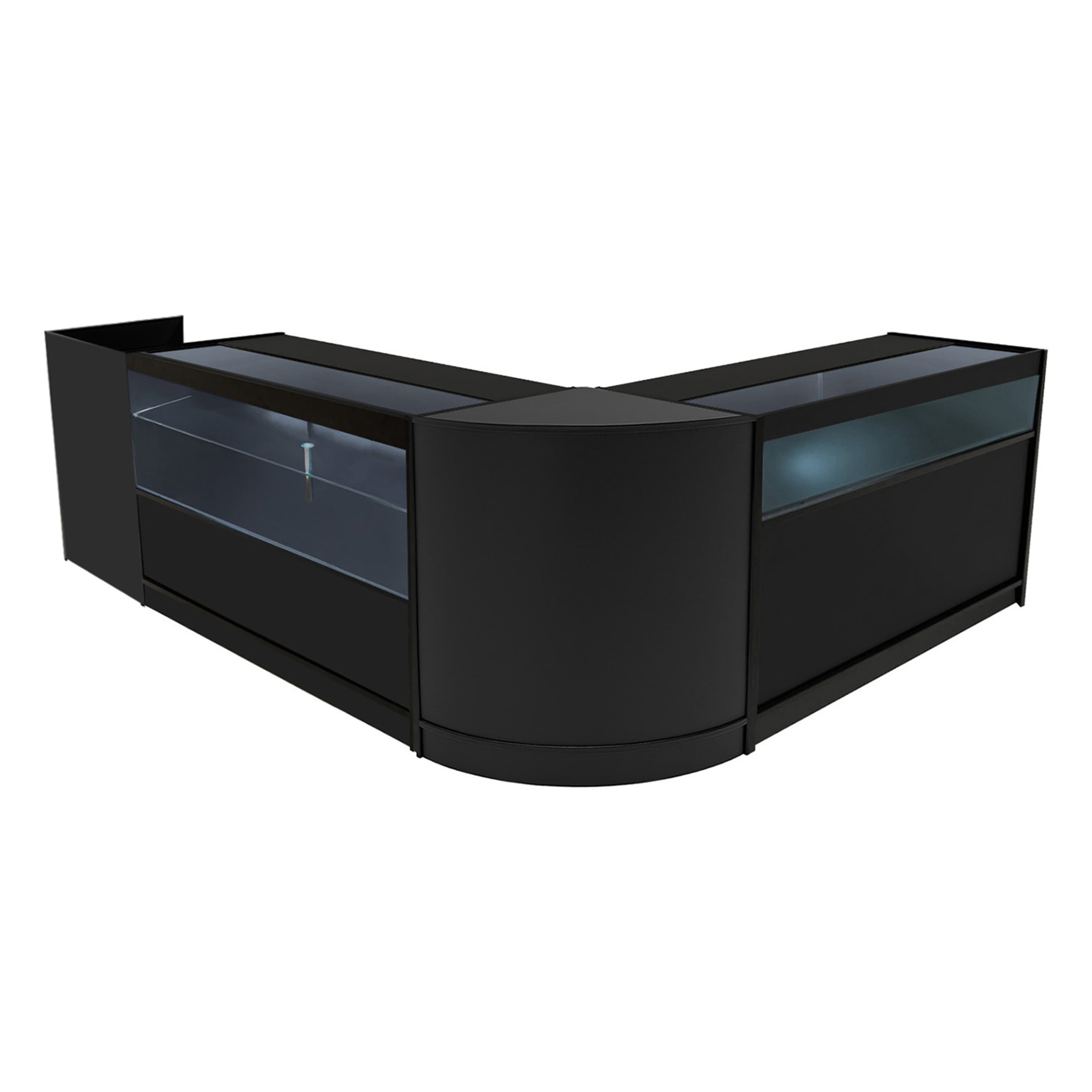 Gravity LED -myymälätiskisarja B1500, C1500, TB60 ja CM60 - musta