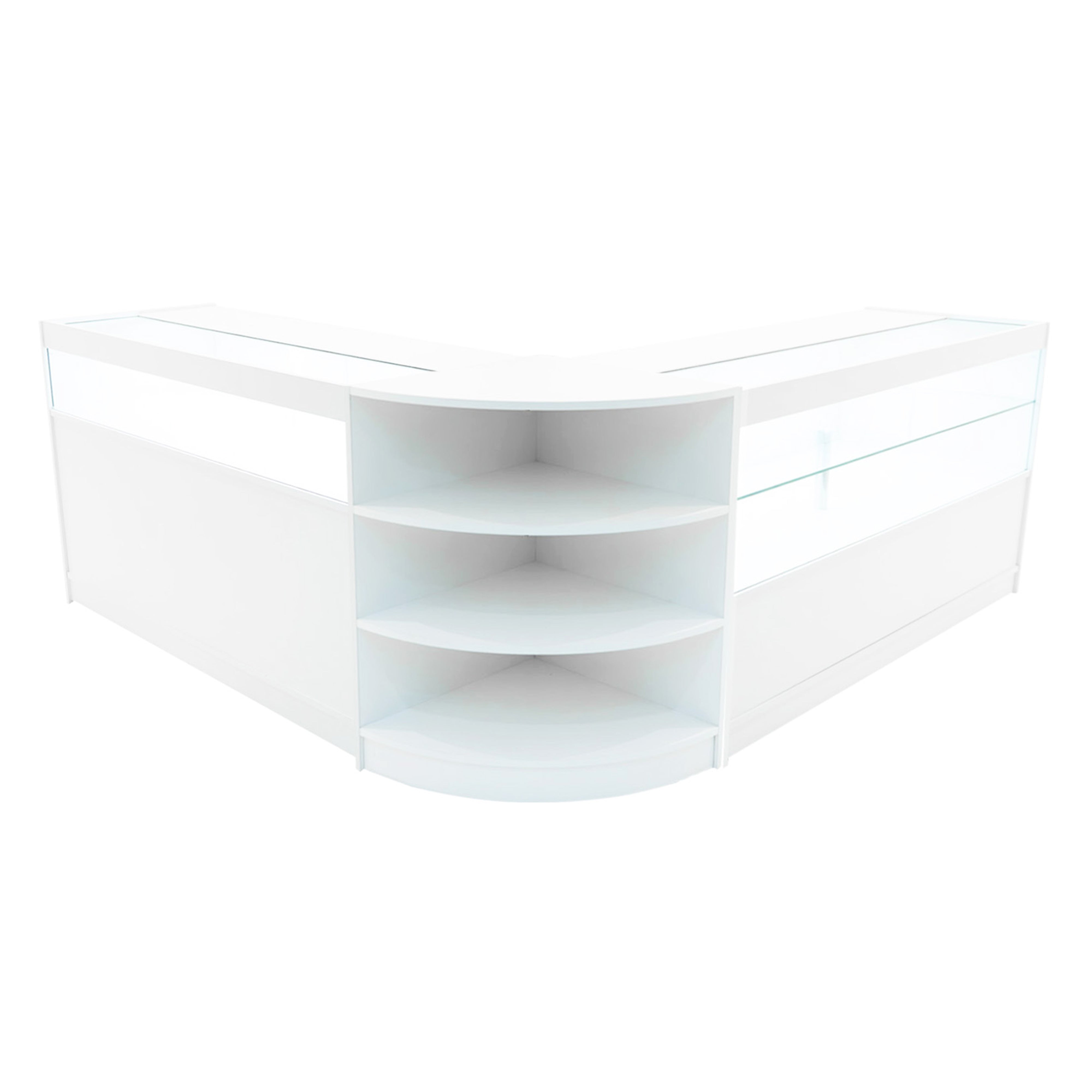 Harmonia LED-myymälätiskisarja B1500, C1500 ja LM60 - valkoinen