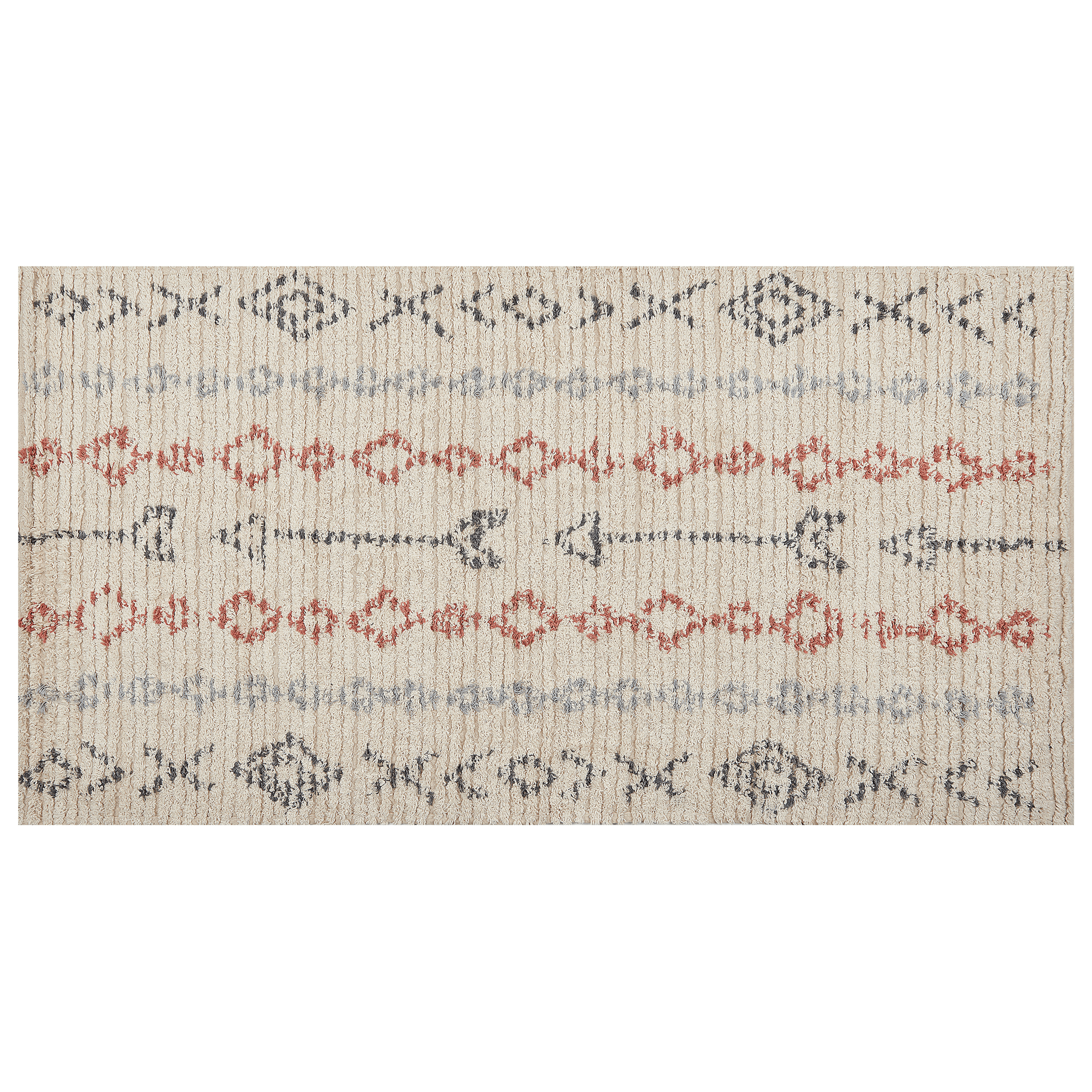 Matto DISPUR Beige 80 x 150 cm puuvilla