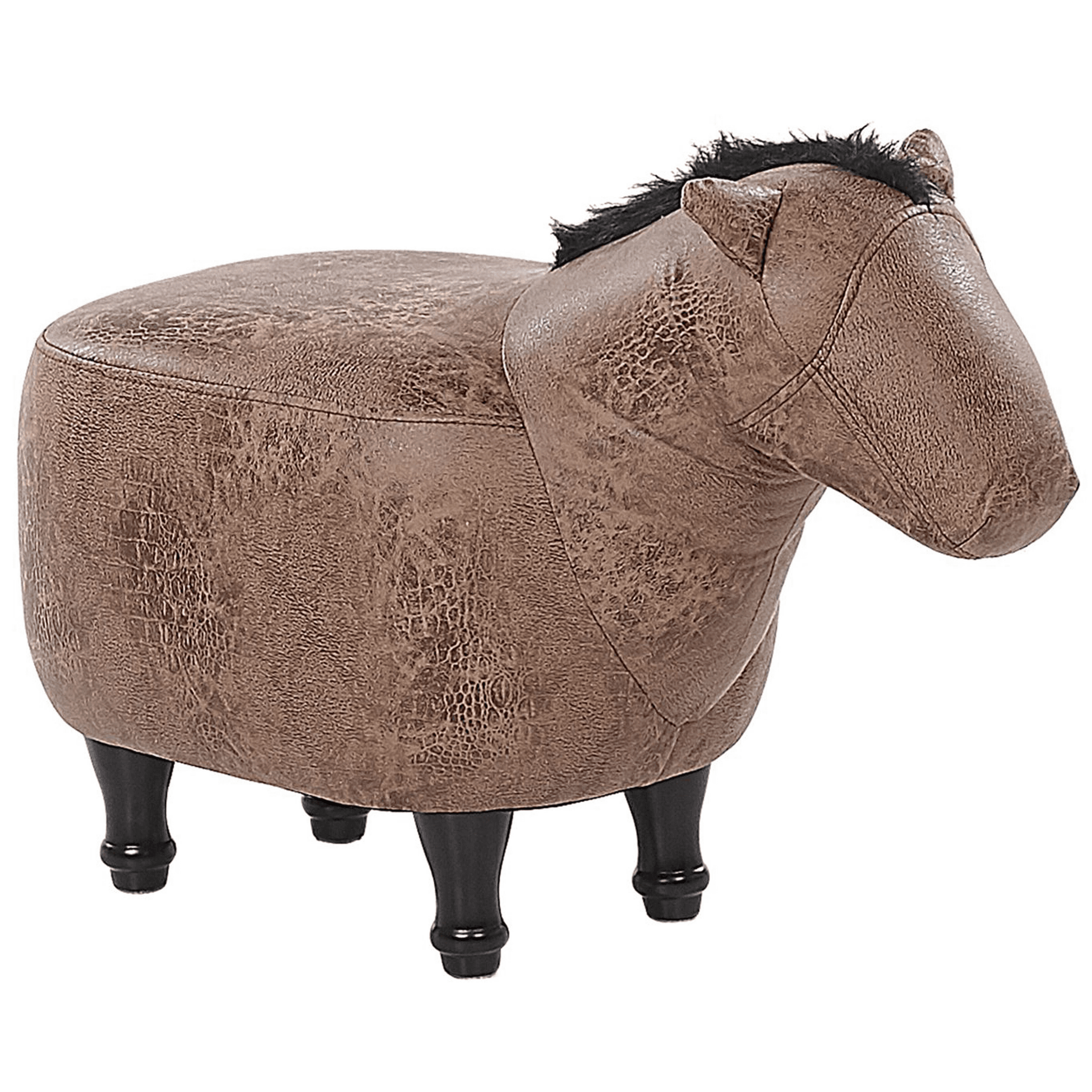 Eläinjakkara HORSE keinonahka Vaaleanruskea