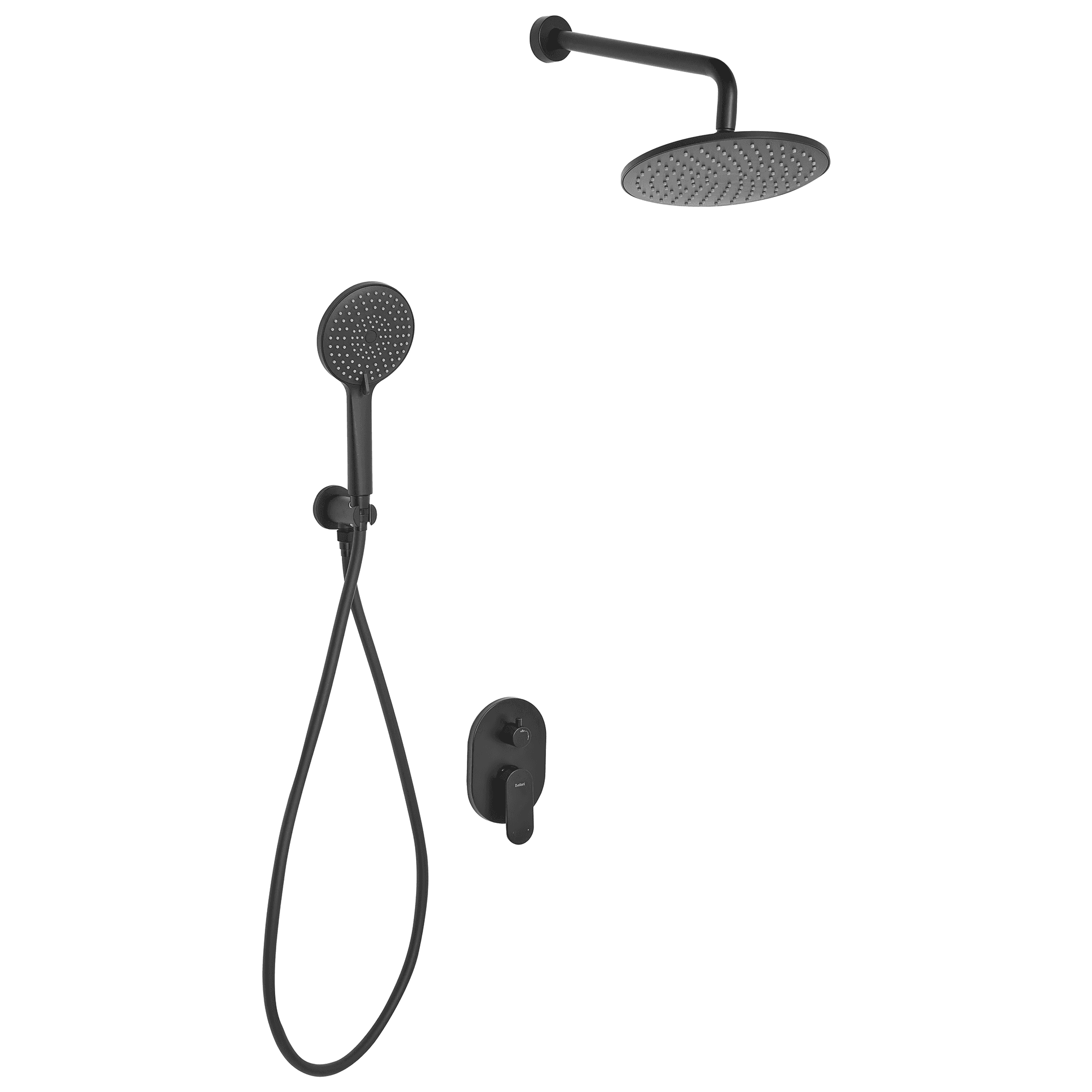 Piiloasennettava sadesuihkusetti TINGUIRIRICA Musta