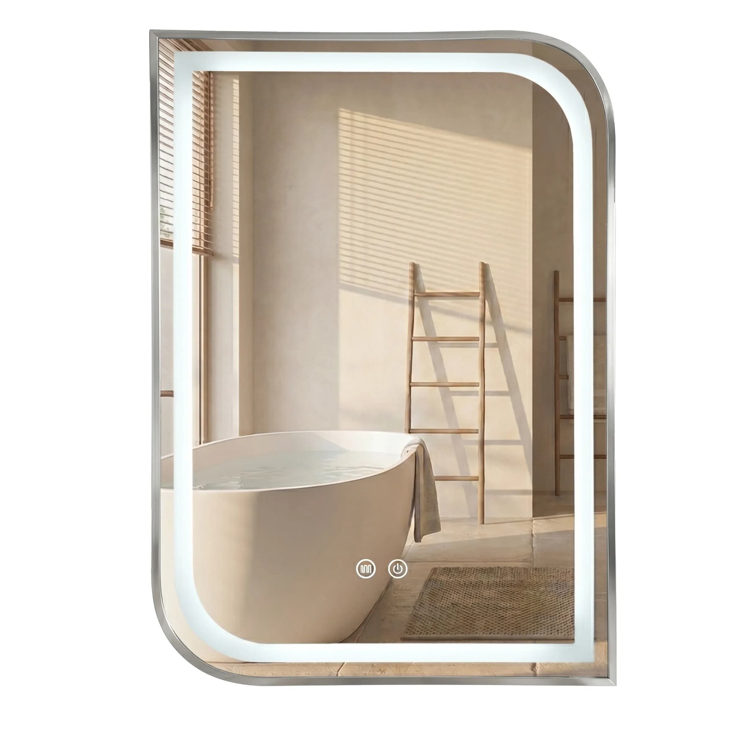 REA peili ZONE 70x50 harjattu nikkeli, 2,5x50x70cm