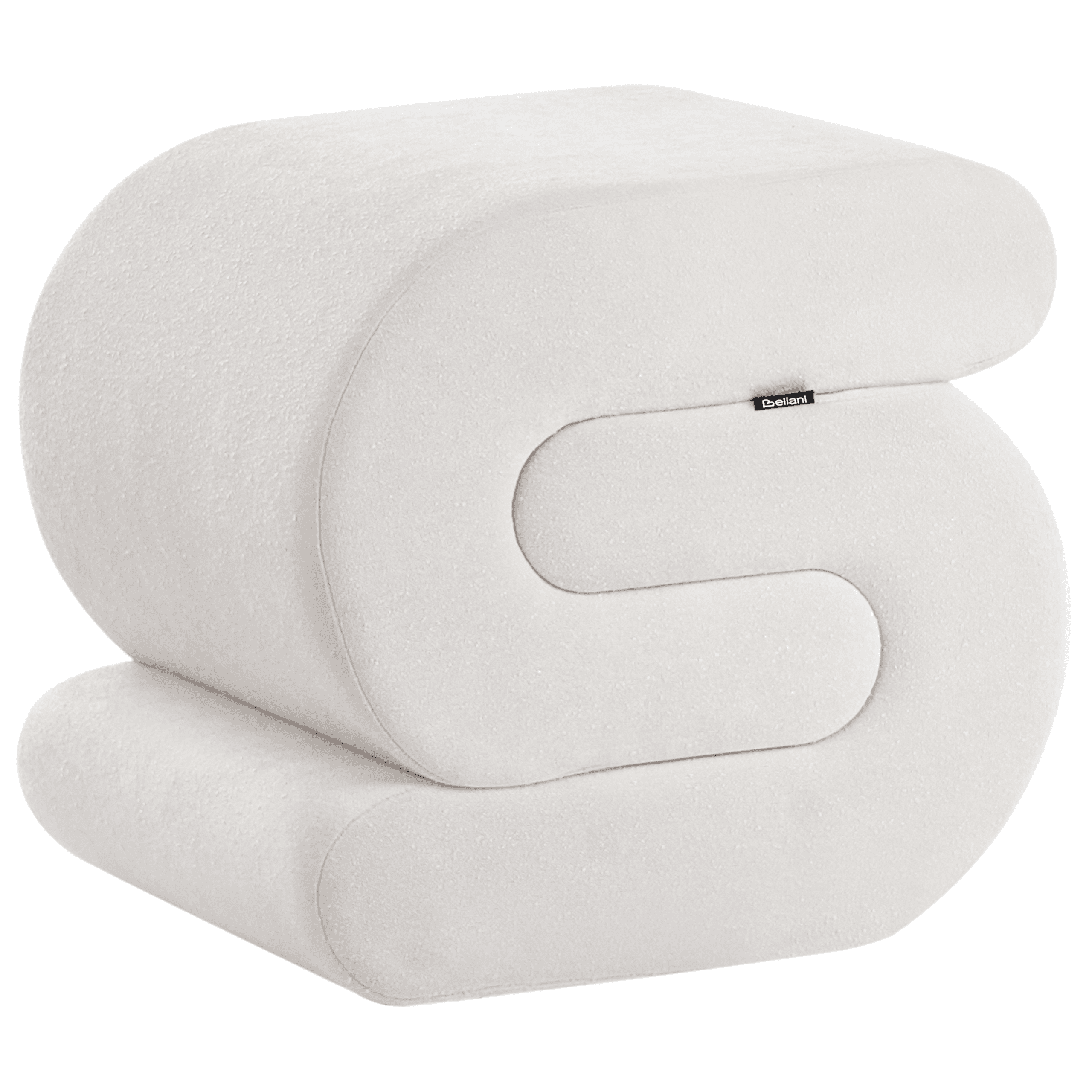Rahi ARCADIA chenille Luonnonvalkoinen 45 cm 50 cm 48 cm
