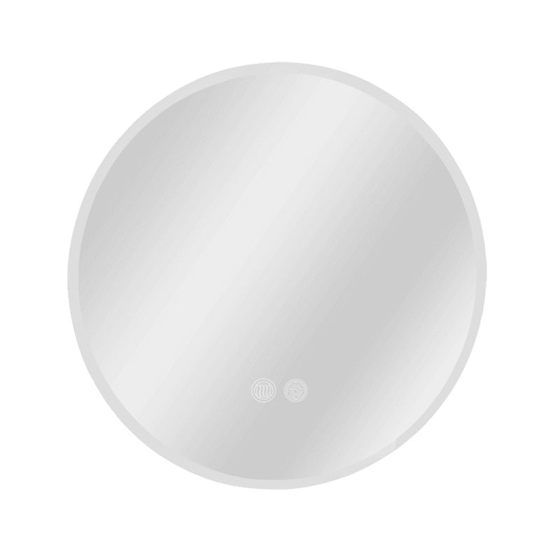 NETTLIFE Peili Valaistuksella, LED - seinäpeili, IP44 pyöreä, 60cm Kosketustoiminnolla Valaistu, pyöreä, peili, himmennettävälläValolla