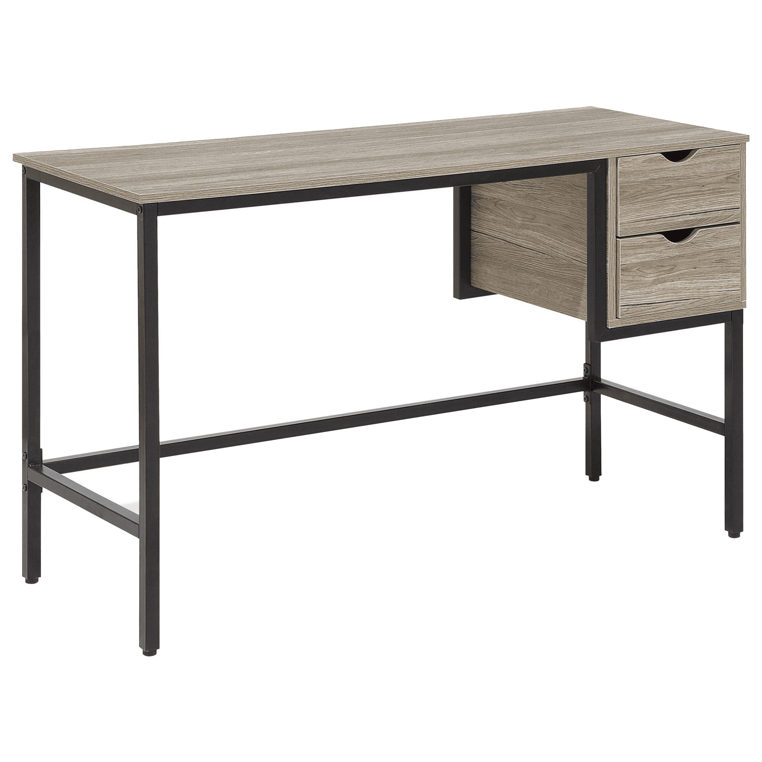 Työpöytä GRANT Vaaleanruskea 120 cm 48 cm säilytystila