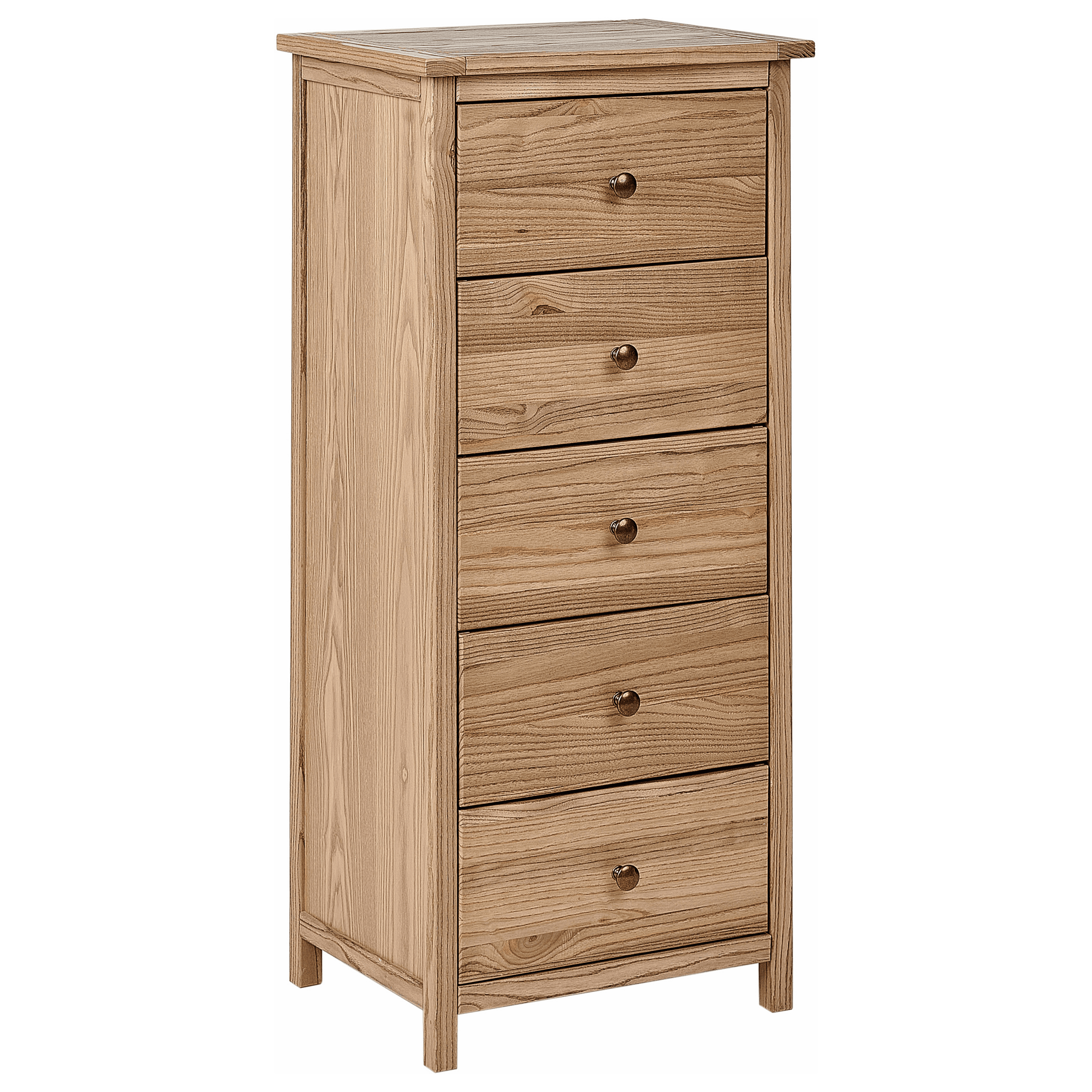 Lipasto 5 laatikolla SALTON sassafraspuu Ruskea