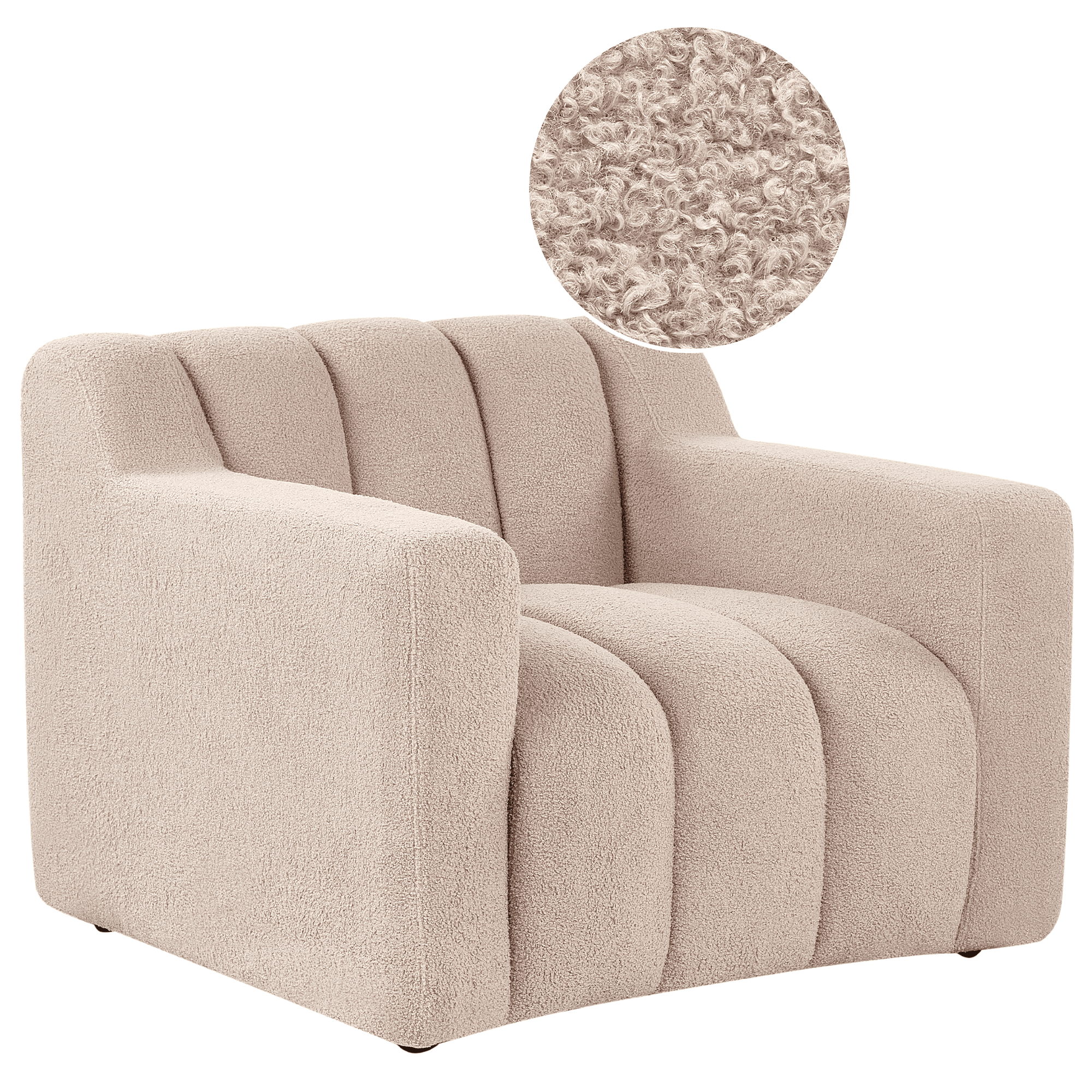 Nojatuoli AGERUP buklee Beige