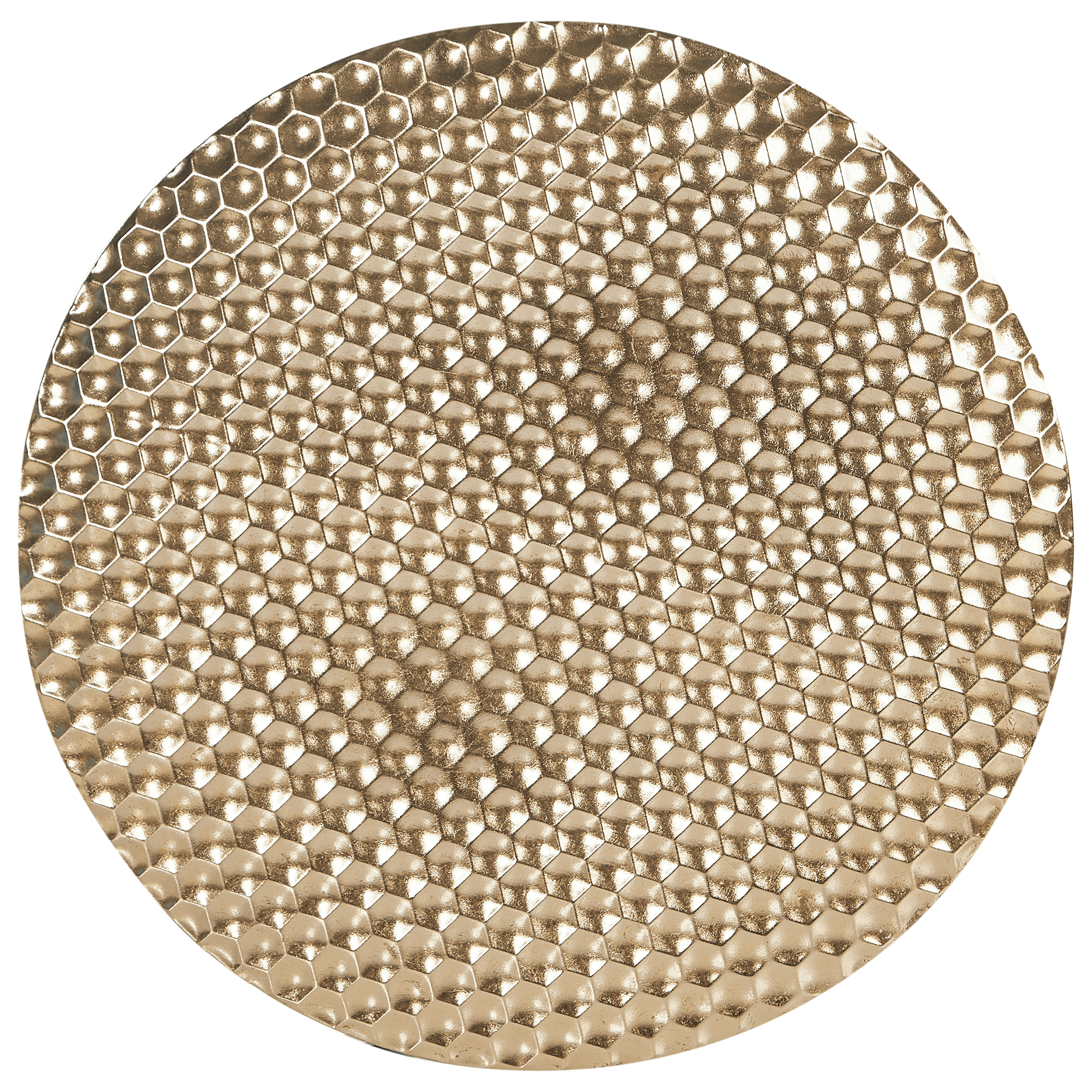 Seinäkoriste CAMARATE metalli 60 cm Kulta