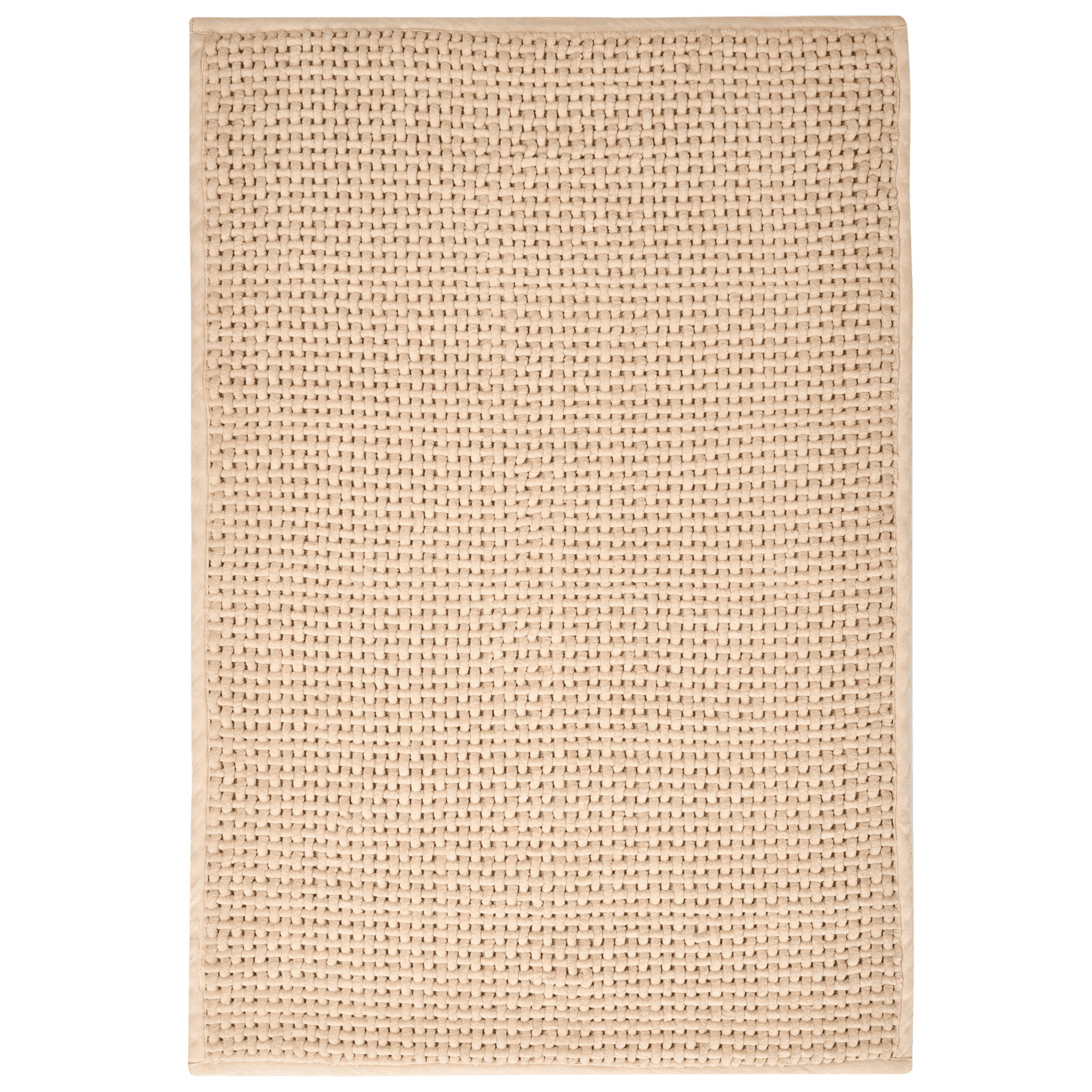 Kylpyhuonematto KARAD Beige 60 x 90 cm puuvilla