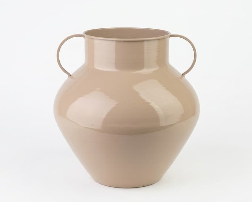 Maljakko metalli MONDEX ROGER 18,5x31x34 cm beige 1 kpl