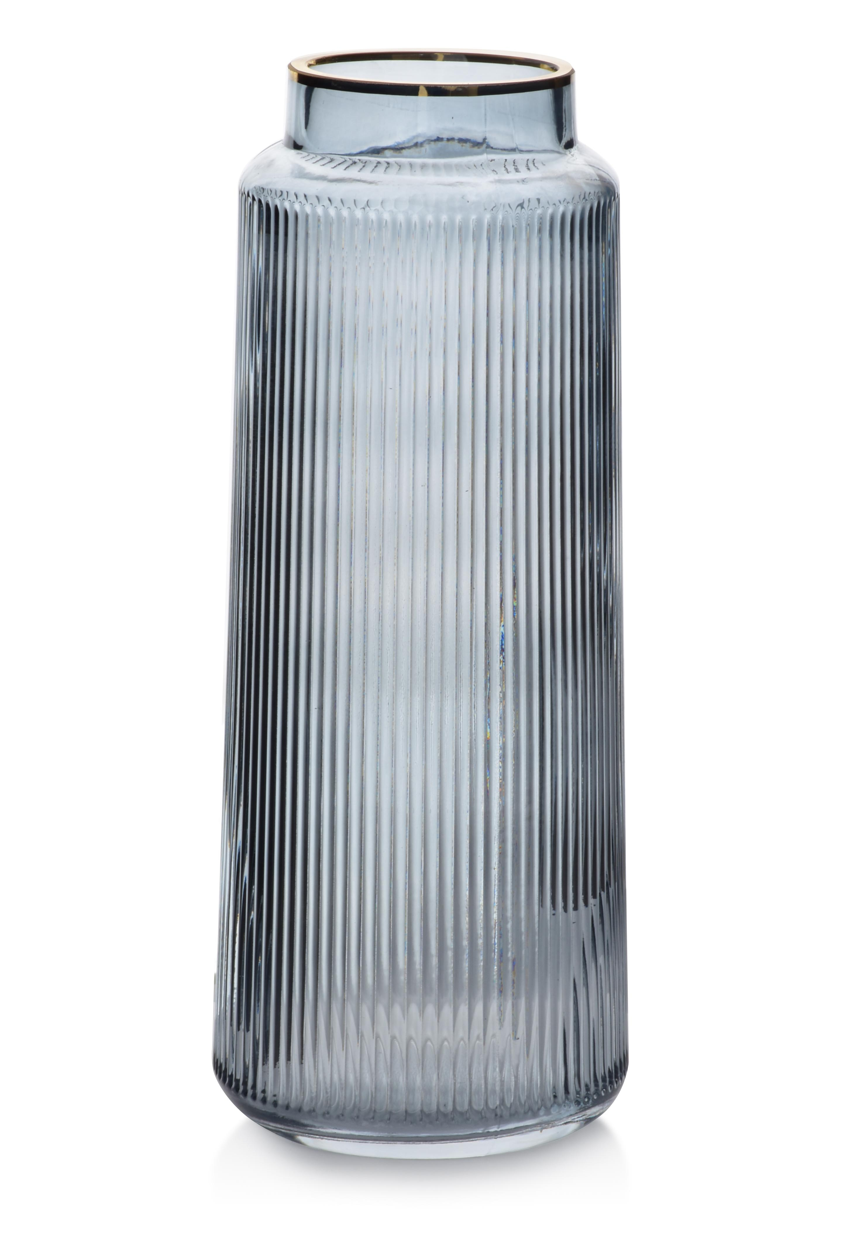 Maljakko lasi Mondex Serenite 11.5x30 harmaa-kultainen 1kpl