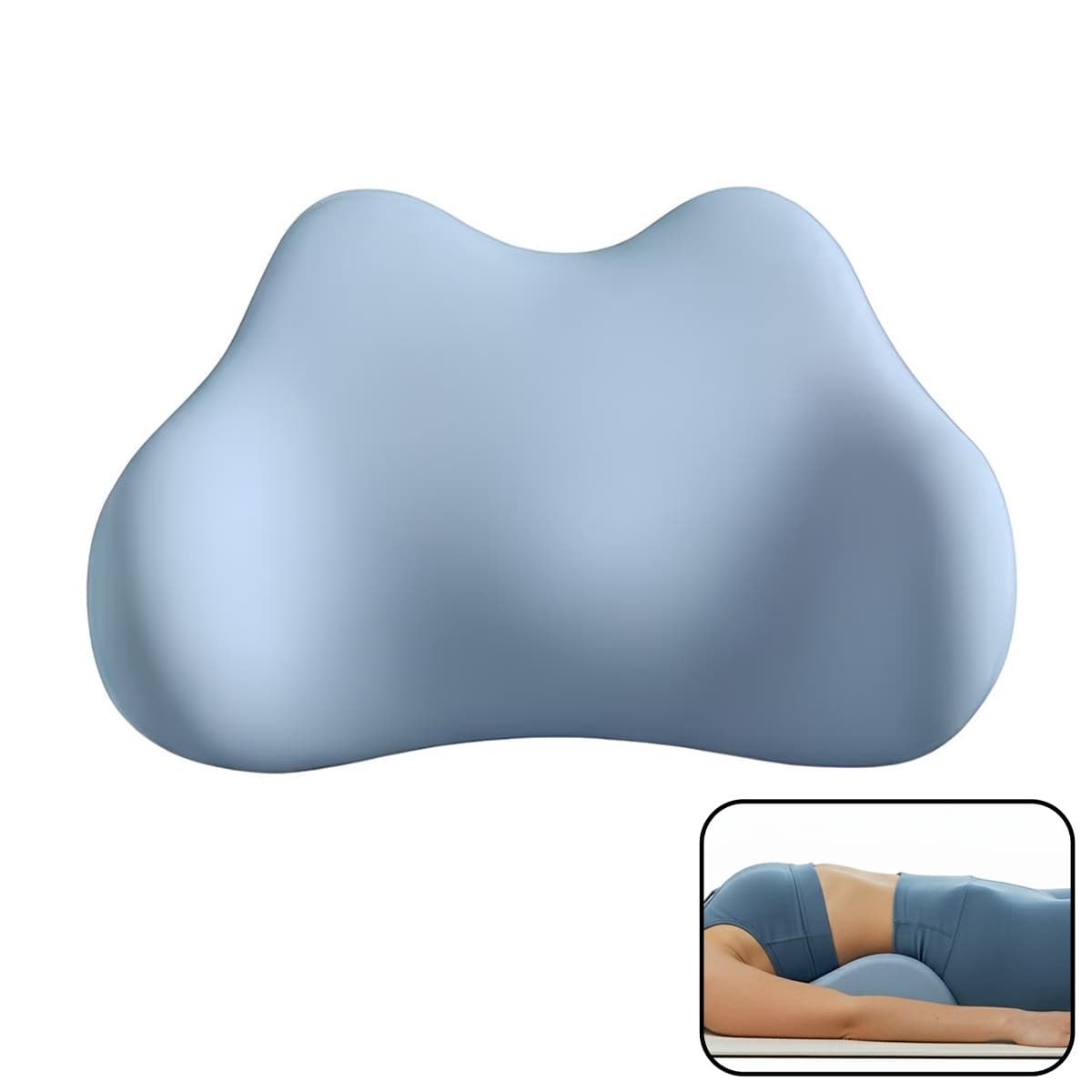 Ergonominen mukava ristiselän tukityyny hengittävästä kankaasta