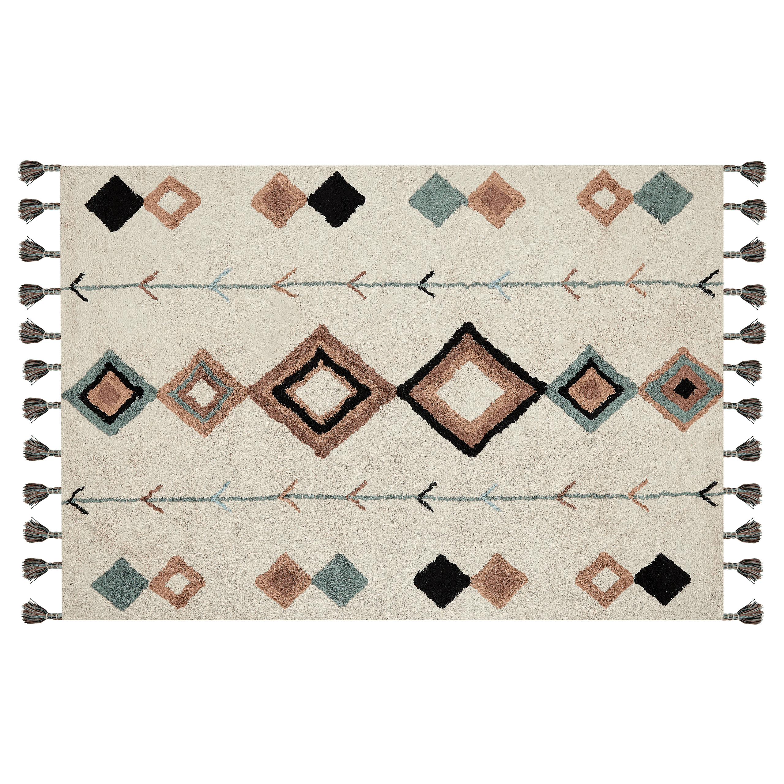 Matto ESKISEHIR Beige 140 x 200 cm puuvilla